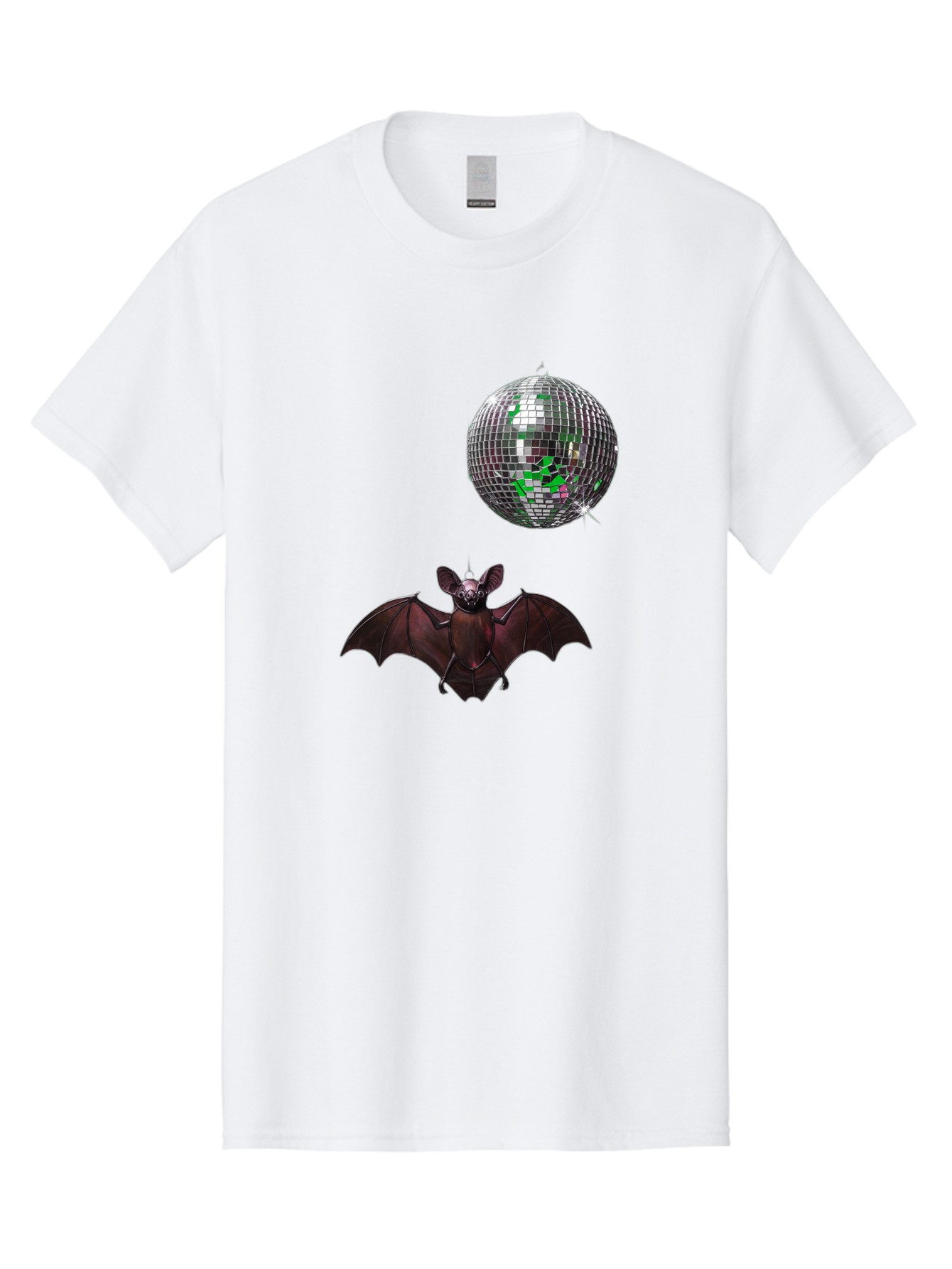 Bat-Disco-Ball Men'S Graphic Tee, 100% Cotton, Comfortable Casual Summer Wear, Machine Washable, Vintage Camera, Old Camera, Antique Camera, Black Camera, Classic Photography, Photography Equipment, Nostalgic Device, Film Camera, Camera Art Baf690 23