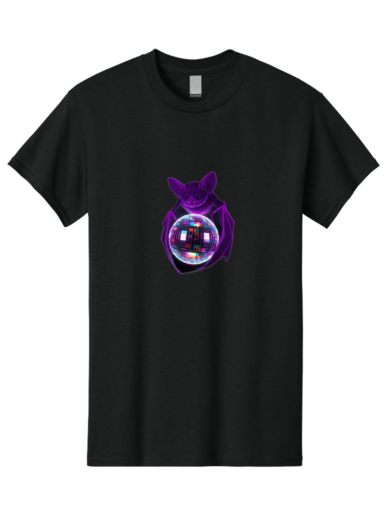 Bat-Holding-Disco-Ball Men'S Graphic Tee, 100% Cotton, Comfortable Casual Summer Wear, Machine Washable, Vintage Camera, Old Camera, Antique Camera, Black Camera, Classic Photography, Photography Equipment, Nostalgic Device, Film Camera, Baf693 7