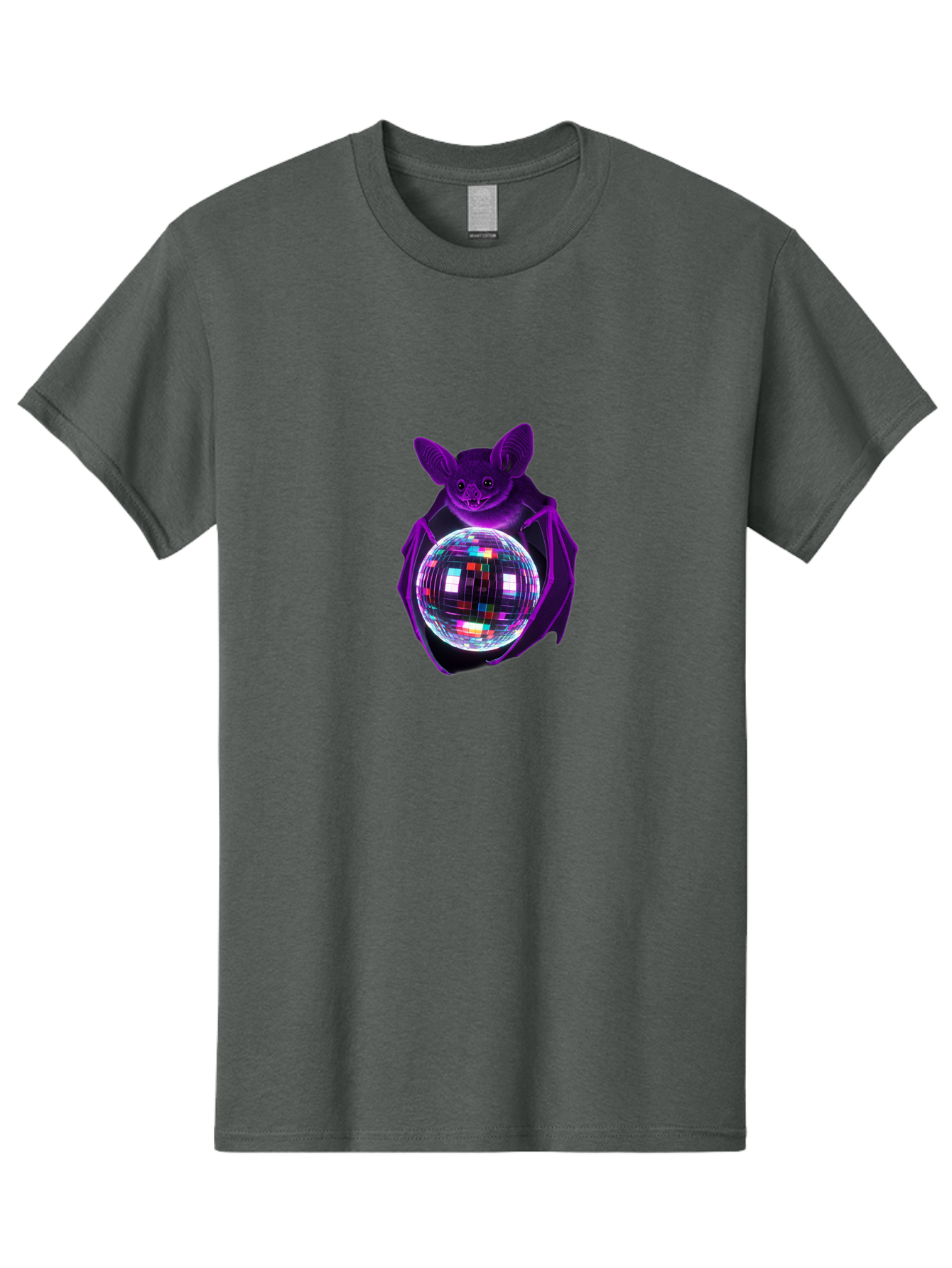 Bat-Holding-Disco-Ball Men'S Graphic Tee, 100% Cotton, Comfortable Casual Summer Wear, Machine Washable, Vintage Camera, Old Camera, Antique Camera, Black Camera, Classic Photography, Photography Equipment, Nostalgic Device, Film Camera, Baf693 29