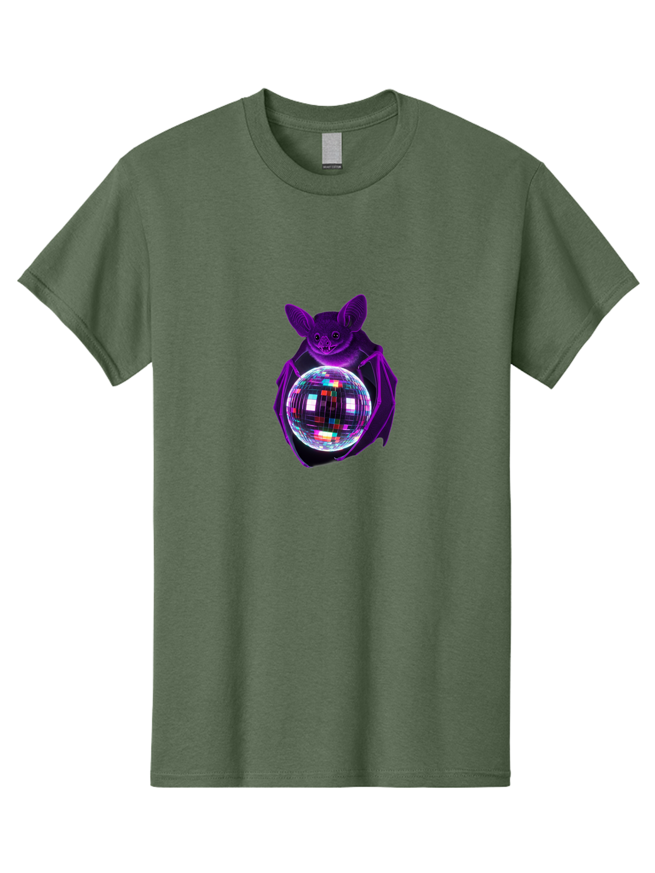 Bat-Holding-Disco-Ball Men'S Graphic Tee, 100% Cotton, Comfortable Casual Summer Wear, Machine Washable, Vintage Camera, Old Camera, Antique Camera, Black Camera, Classic Photography, Photography Equipment, Nostalgic Device, Film Camera, Baf693 19