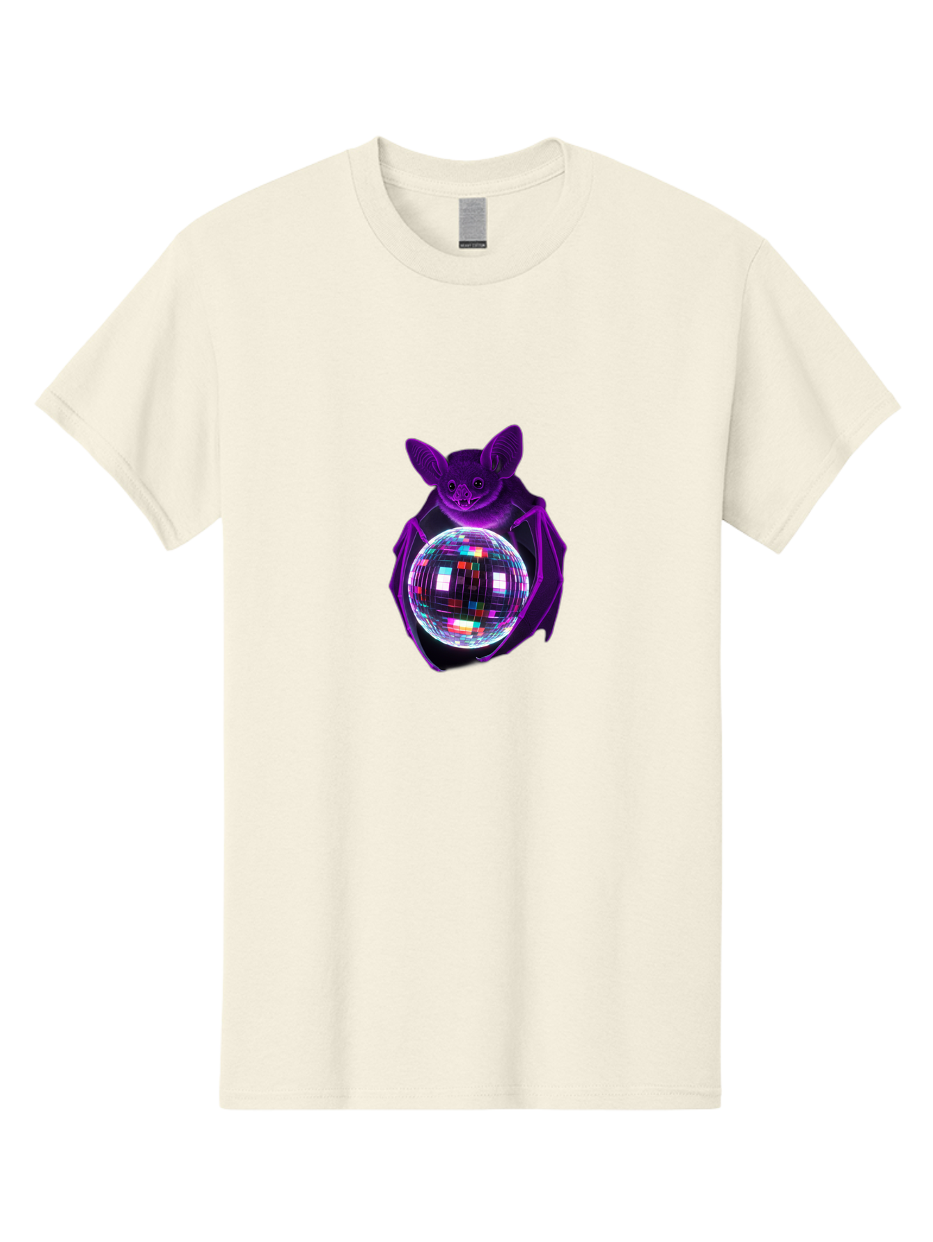 Bat-Holding-Disco-Ball Men'S Graphic Tee, 100% Cotton, Comfortable Casual Summer Wear, Machine Washable, Vintage Camera, Old Camera, Antique Camera, Black Camera, Classic Photography, Photography Equipment, Nostalgic Device, Film Camera, Baf693 17