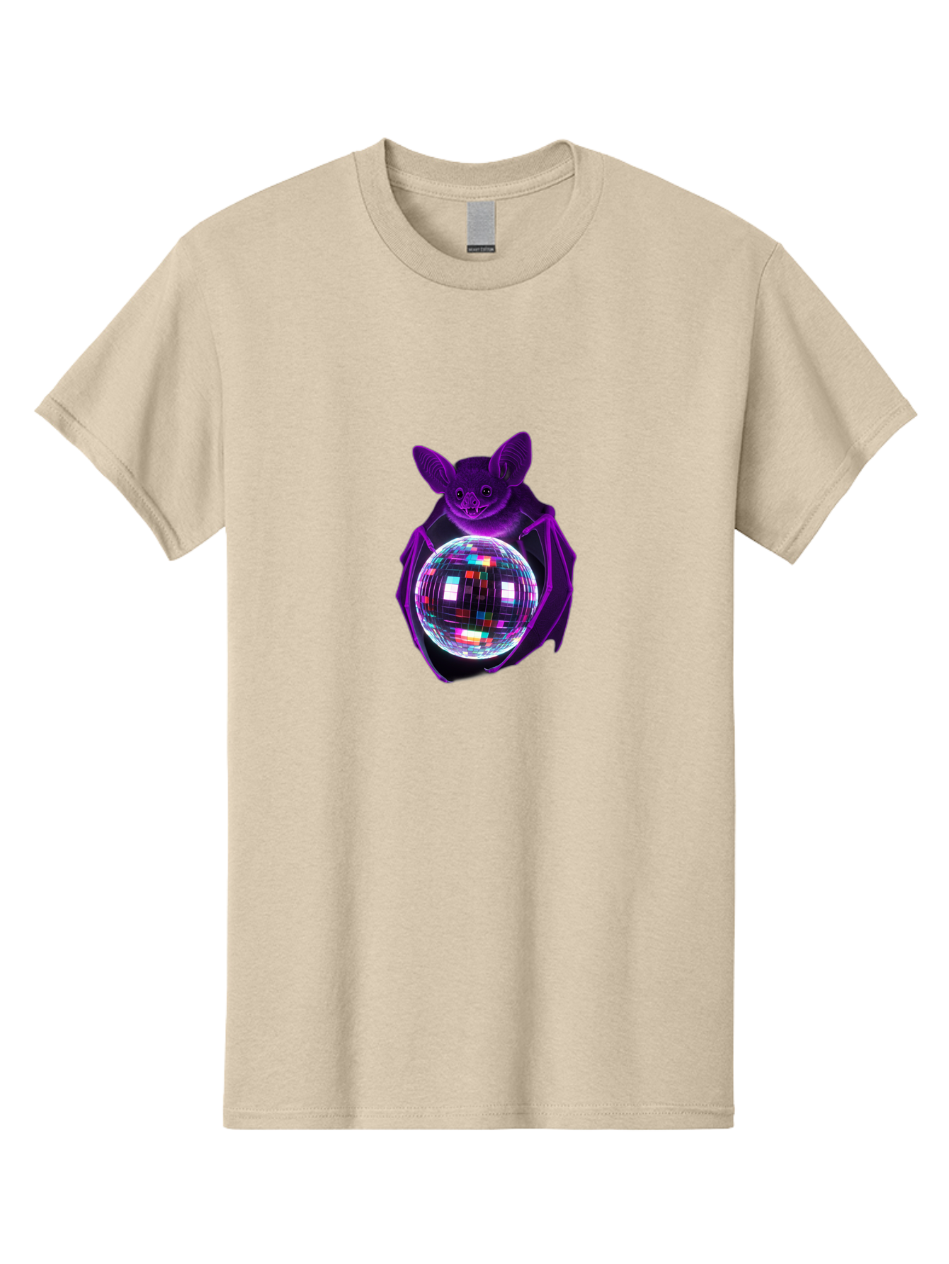 Bat-Holding-Disco-Ball Men'S Graphic Tee, 100% Cotton, Comfortable Casual Summer Wear, Machine Washable, Vintage Camera, Old Camera, Antique Camera, Black Camera, Classic Photography, Photography Equipment, Nostalgic Device, Film Camera, Baf693 27