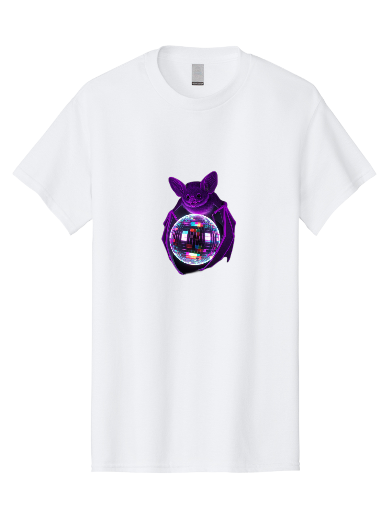Bat-Holding-Disco-Ball Men'S Graphic Tee, 100% Cotton, Comfortable Casual Summer Wear, Machine Washable, Vintage Camera, Old Camera, Antique Camera, Black Camera, Classic Photography, Photography Equipment, Nostalgic Device, Film Camera, Baf693 9