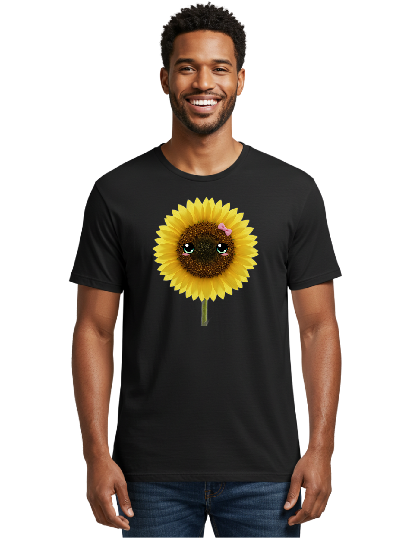 Cartoon-Sunflower Men'S Graphic Tee, 100% Cotton, Comfortable Casual Summer Wear, Machine Washable, Vintage Camera, Old Camera, Antique Camera, Black Camera, Classic Photography, Photography Equipment, Nostalgic Device, Film Camera, Camera Art Baf711 30