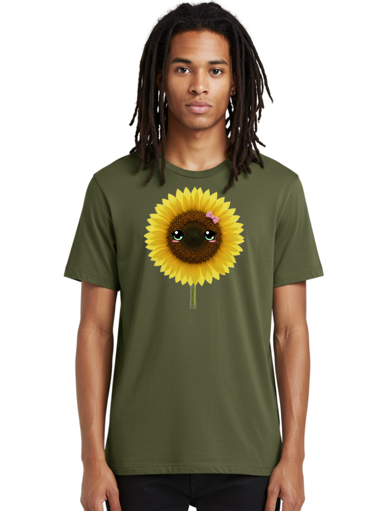 Cartoon-Sunflower Men'S Graphic Tee, 100% Cotton, Comfortable Casual Summer Wear, Machine Washable, Vintage Camera, Old Camera, Antique Camera, Black Camera, Classic Photography, Photography Equipment, Nostalgic Device, Film Camera, Camera Art Baf711 22