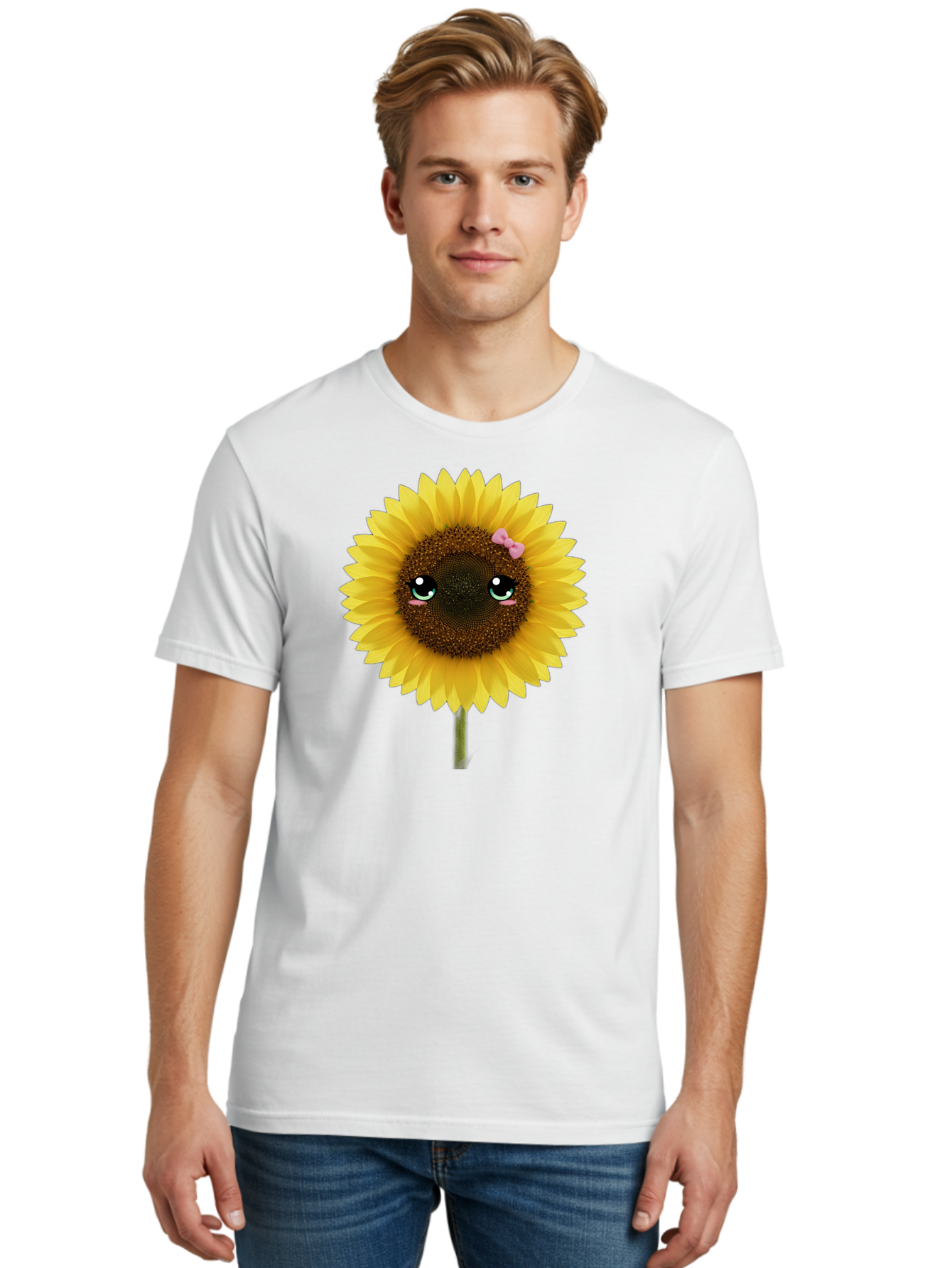Cartoon-Sunflower Men'S Graphic Tee, 100% Cotton, Comfortable Casual Summer Wear, Machine Washable, Vintage Camera, Old Camera, Antique Camera, Black Camera, Classic Photography, Photography Equipment, Nostalgic Device, Film Camera, Camera Art Baf711 29