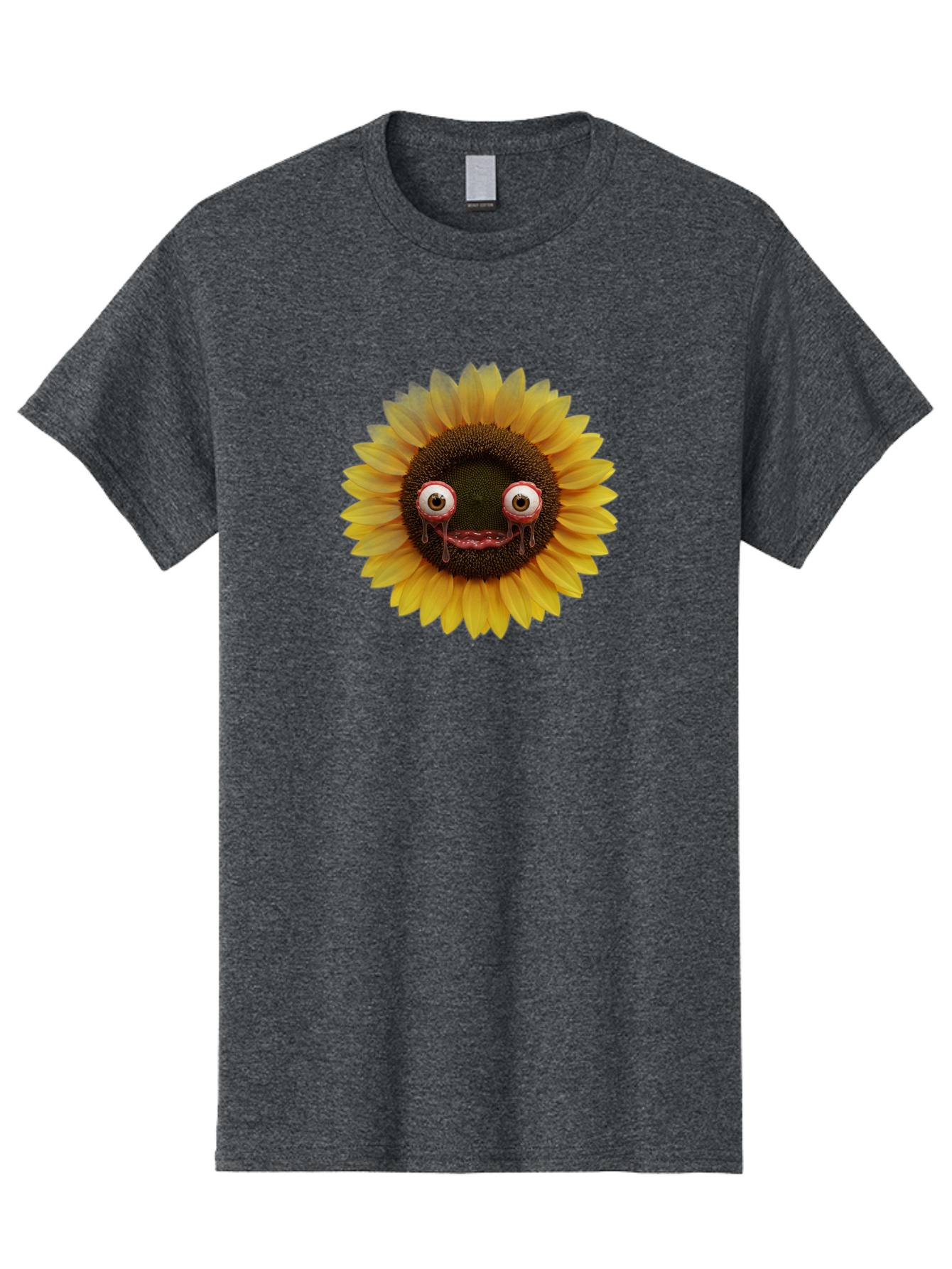 Crying-Sunflower-1 Men'S Graphic Tee, 100% Cotton, Comfortable Casual Summer Wear, Machine Washable, Vintage Camera, Old Camera, Antique Camera, Black Camera, Classic Photography, Photography Equipment, Nostalgic Device, Film Camera, Baf772 1