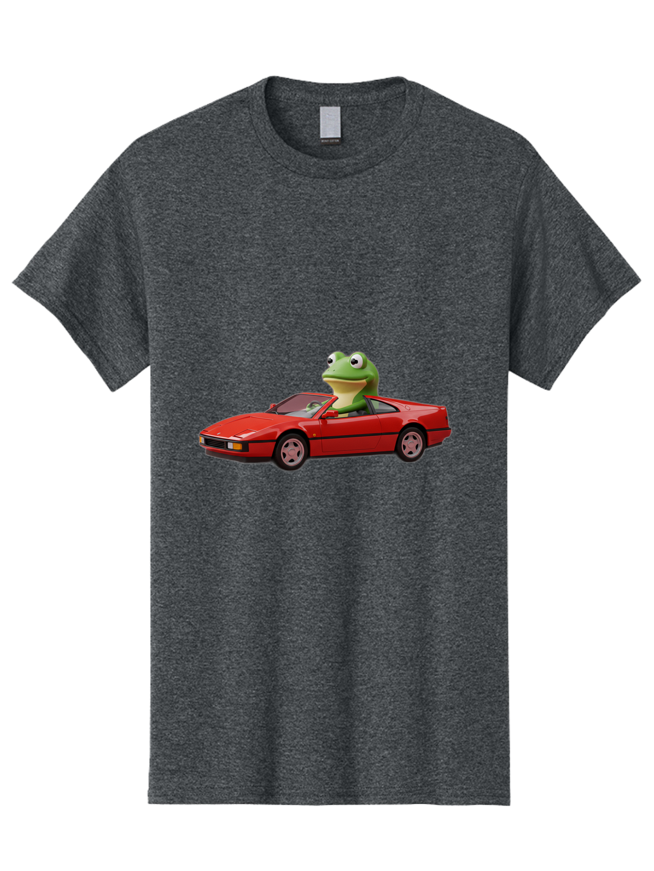 Frog-In-Red-Sports-Car-2 Men'S Graphic Tee, 100% Cotton, Comfortable Casual Summer Wear, Machine Washable, Vintage Camera, Old Camera, Antique Camera, Black Camera, Classic Photography, Photography Equipment, Nostalgic Device, Film Camera, Baf837 19