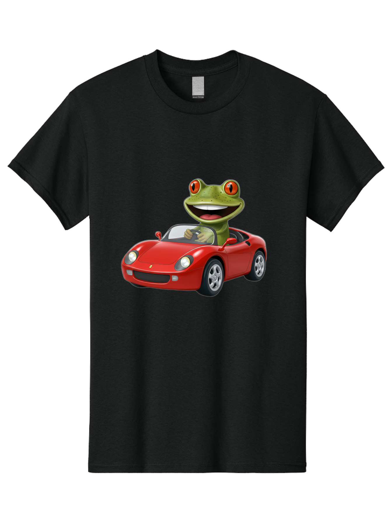 Frog-In-Red-Sports-Car Men'S Graphic Tee, 100% Cotton, Comfortable Casual Summer Wear, Machine Washable, Vintage Camera, Old Camera, Antique Camera, Black Camera, Classic Photography, Photography Equipment, Nostalgic Device, Film Camera, Baf838 1