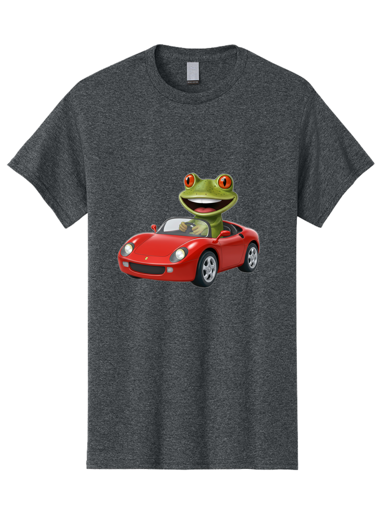 Frog-In-Red-Sports-Car Men'S Graphic Tee, 100% Cotton, Comfortable Casual Summer Wear, Machine Washable, Vintage Camera, Old Camera, Antique Camera, Black Camera, Classic Photography, Photography Equipment, Nostalgic Device, Film Camera, Baf838 3