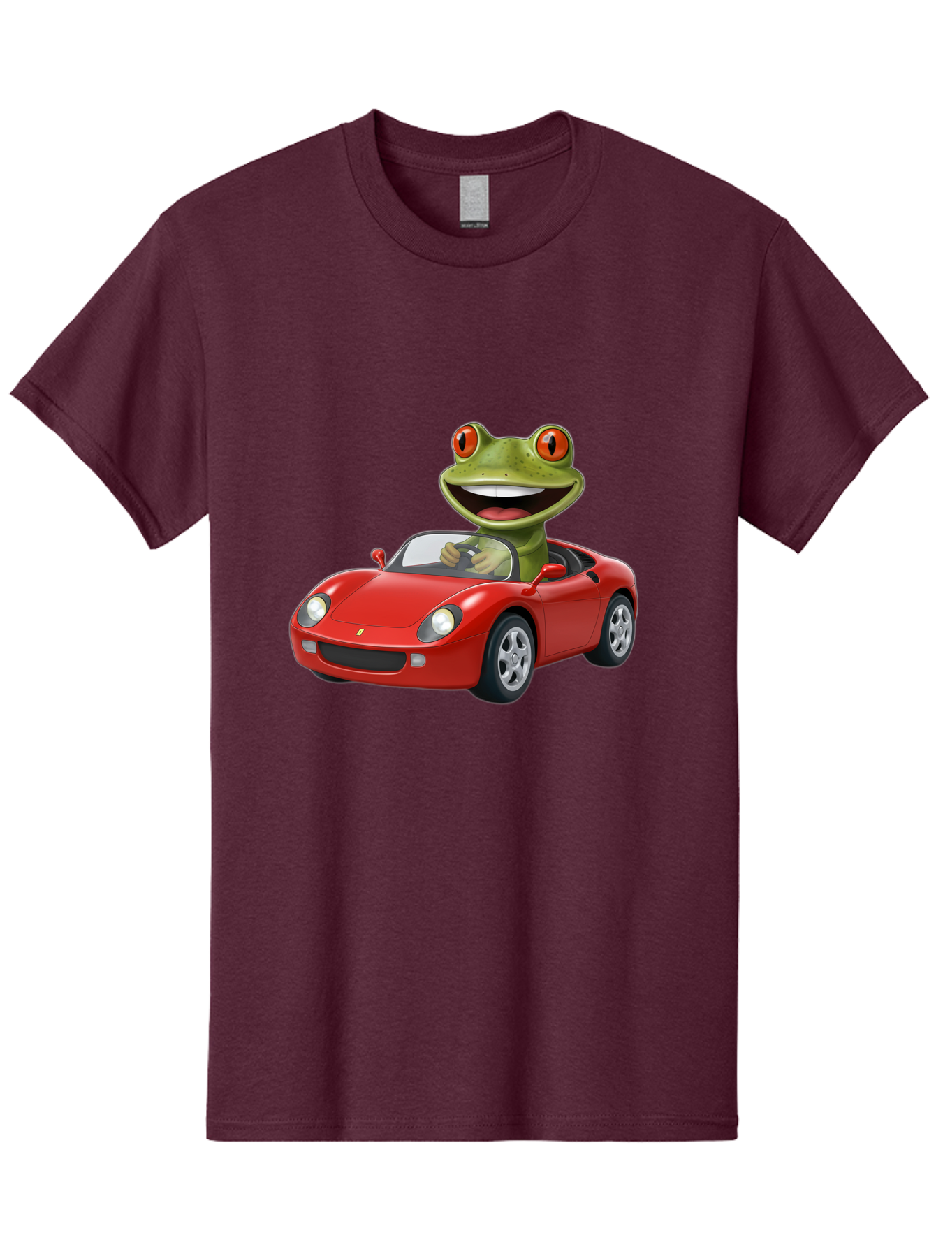 Frog-In-Red-Sports-Car Men'S Graphic Tee, 100% Cotton, Comfortable Casual Summer Wear, Machine Washable, Vintage Camera, Old Camera, Antique Camera, Black Camera, Classic Photography, Photography Equipment, Nostalgic Device, Film Camera, Baf838 5
