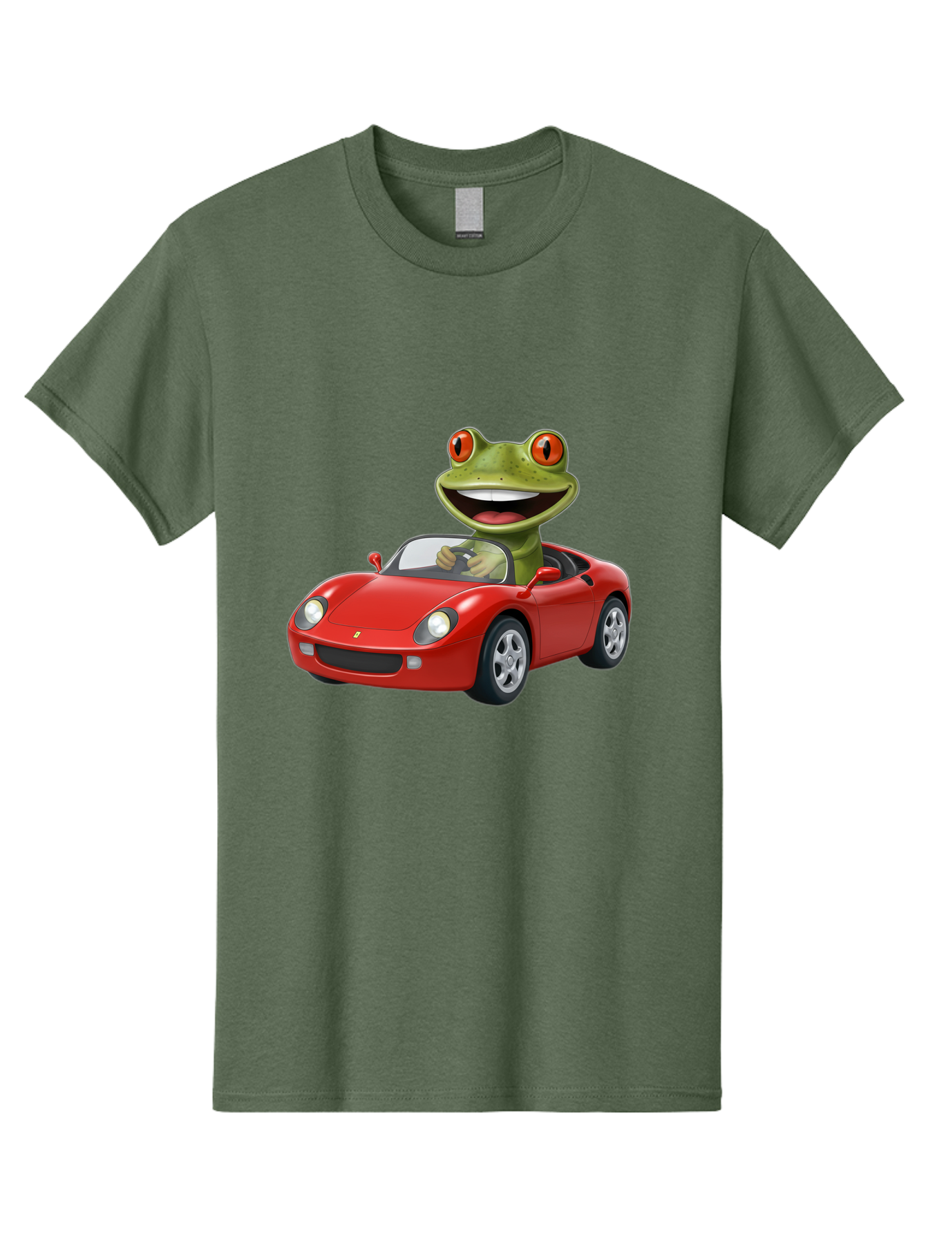 Frog-In-Red-Sports-Car Men'S Graphic Tee, 100% Cotton, Comfortable Casual Summer Wear, Machine Washable, Vintage Camera, Old Camera, Antique Camera, Black Camera, Classic Photography, Photography Equipment, Nostalgic Device, Film Camera, Baf838 21