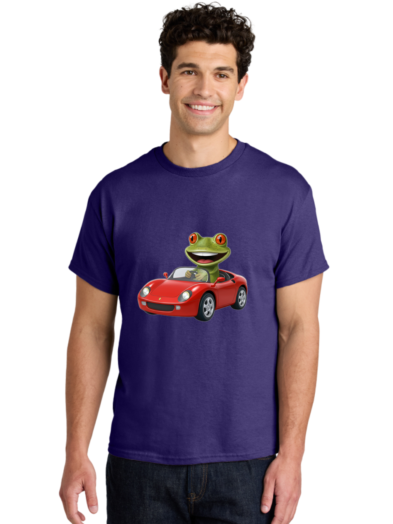 Frog-In-Red-Sports-Car Men'S Graphic Tee, 100% Cotton, Comfortable Casual Summer Wear, Machine Washable, Vintage Camera, Old Camera, Antique Camera, Black Camera, Classic Photography, Photography Equipment, Nostalgic Device, Film Camera, Baf838 14
