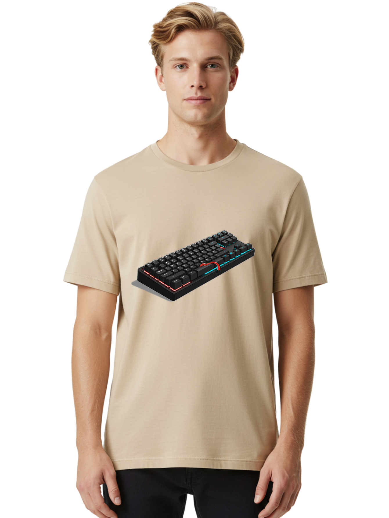 Gaming-Keyboard Men'S Graphic Tee, 100% Cotton, Comfortable Casual Summer Wear, Machine Washable, Vintage Camera, Old Camera, Antique Camera, Black Camera, Classic Photography, Photography Equipment, Nostalgic Device, Film Camera, Camera Art Baf852 10