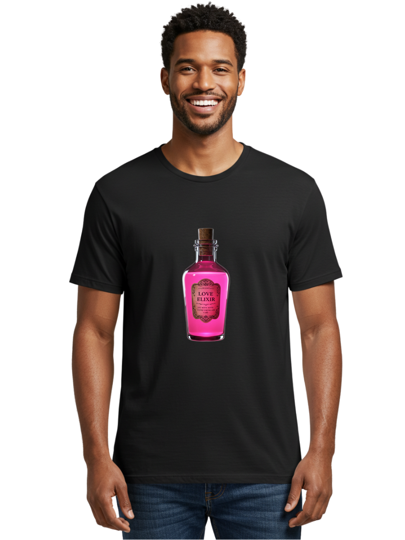 Love-Elixir-Bottle Men'S Graphic Tee, 100% Cotton, Comfortable Casual Summer Wear, Machine Washable, Vintage Camera, Old Camera, Antique Camera, Black Camera, Classic Photography, Photography Equipment, Nostalgic Device, Film Camera, Baf891 30