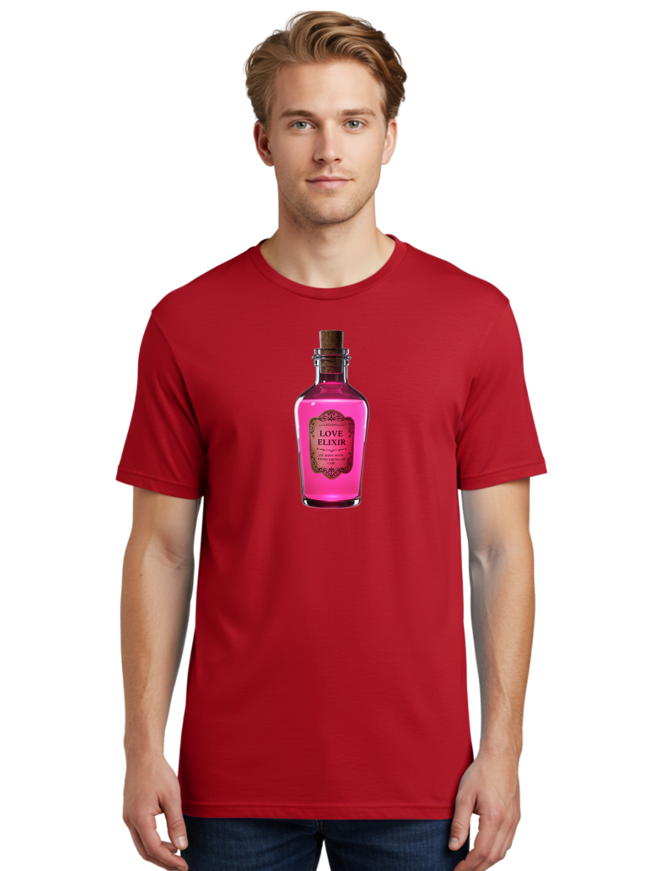 Love-Elixir-Bottle Men'S Graphic Tee, 100% Cotton, Comfortable Casual Summer Wear, Machine Washable, Vintage Camera, Old Camera, Antique Camera, Black Camera, Classic Photography, Photography Equipment, Nostalgic Device, Film Camera, Baf891 24