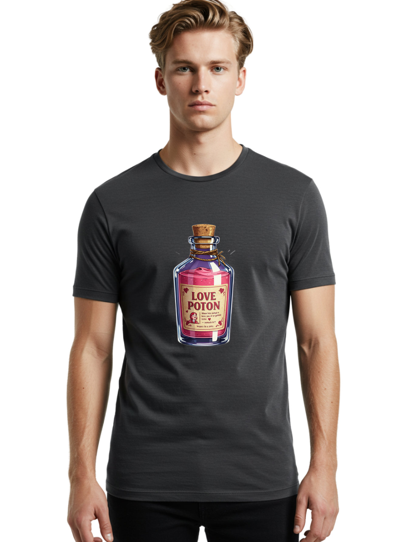 Love-Potion-2 Men'S Graphic Tee, 100% Cotton, Comfortable Casual Summer Wear, Machine Washable, Vintage Camera, Old Camera, Antique Camera, Black Camera, Classic Photography, Photography Equipment, Nostalgic Device, Film Camera, Camera Art Baf897 28