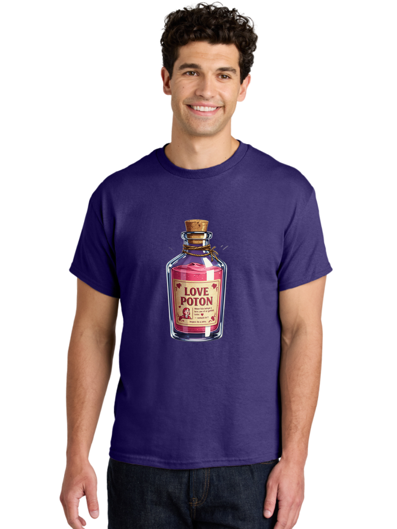 Love-Potion-2 Men'S Graphic Tee, 100% Cotton, Comfortable Casual Summer Wear, Machine Washable, Vintage Camera, Old Camera, Antique Camera, Black Camera, Classic Photography, Photography Equipment, Nostalgic Device, Film Camera, Camera Art Baf897 4