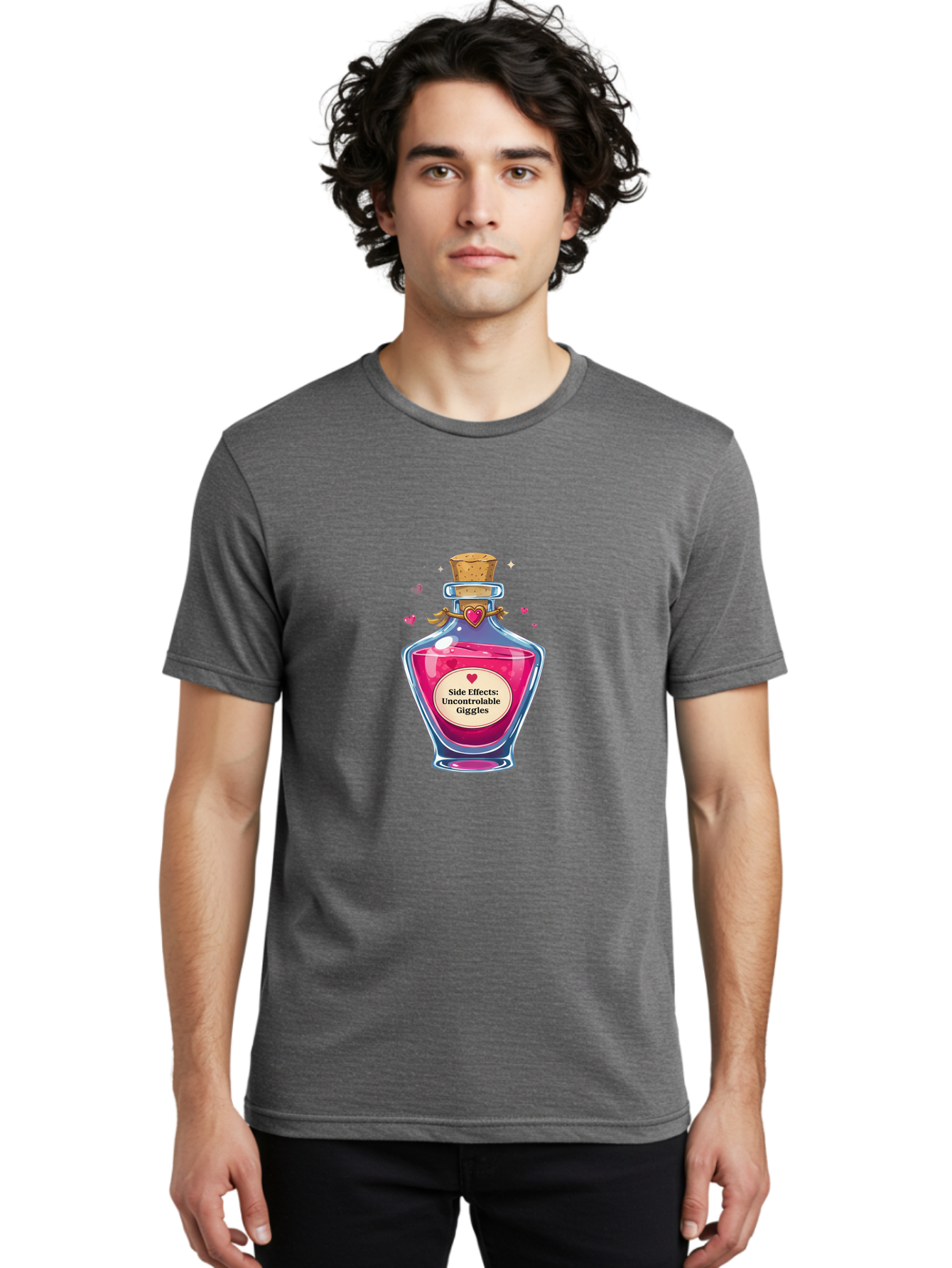 Love-Potion-5 Men'S Graphic Tee, 100% Cotton, Comfortable Casual Summer Wear, Machine Washable, Vintage Camera, Old Camera, Antique Camera, Black Camera, Classic Photography, Photography Equipment, Nostalgic Device, Film Camera, Camera Art Baf900 16