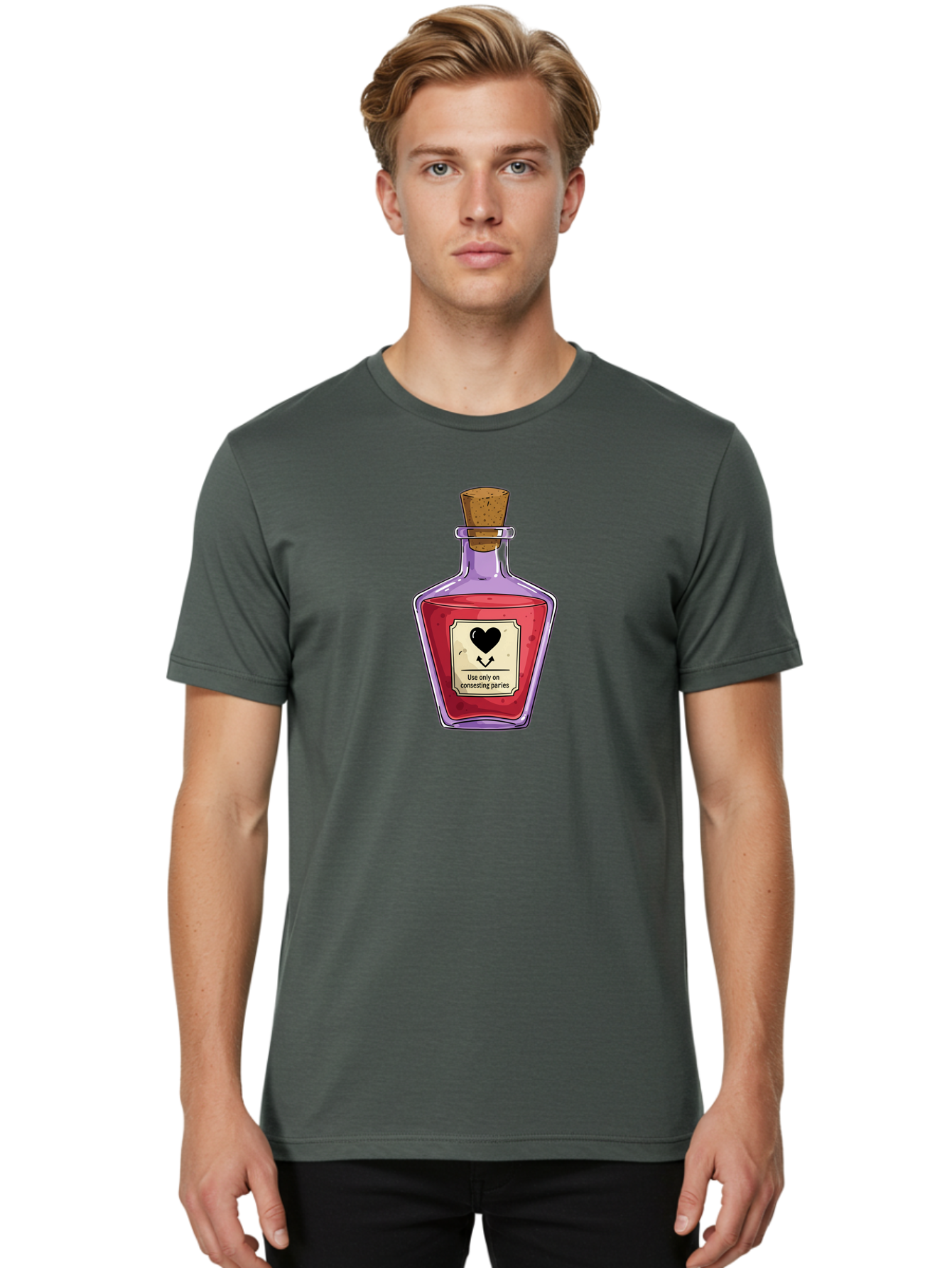 Love-Potion-6 Men'S Graphic Tee, 100% Cotton, Comfortable Casual Summer Wear, Machine Washable, Vintage Camera, Old Camera, Antique Camera, Black Camera, Classic Photography, Photography Equipment, Nostalgic Device, Film Camera, Camera Art Baf901 30