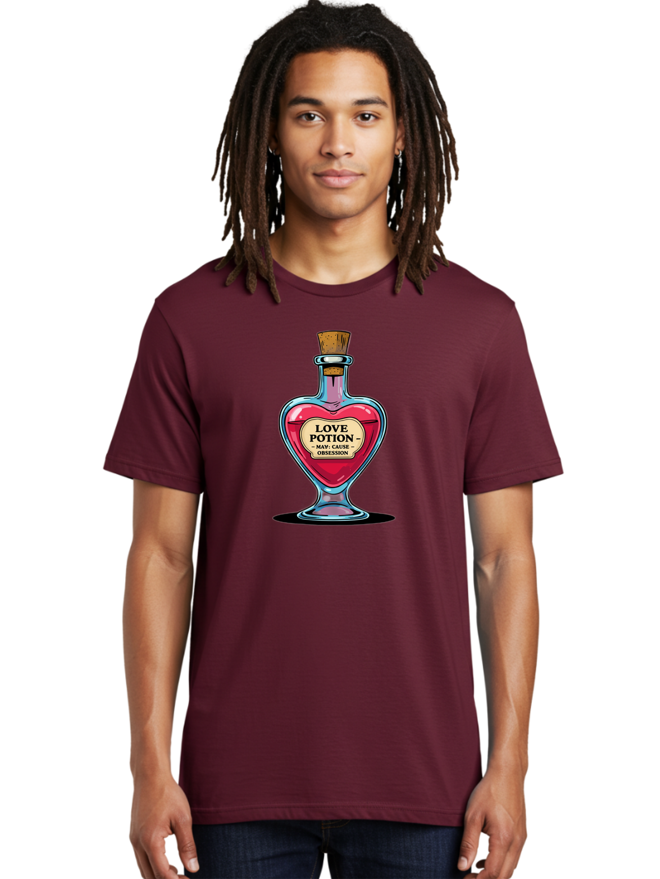 Love-Potion-Bottle Men'S Graphic Tee, 100% Cotton, Comfortable Casual Summer Wear, Machine Washable, Vintage Camera, Old Camera, Antique Camera, Black Camera, Classic Photography, Photography Equipment, Nostalgic Device, Film Camera, Baf903 23