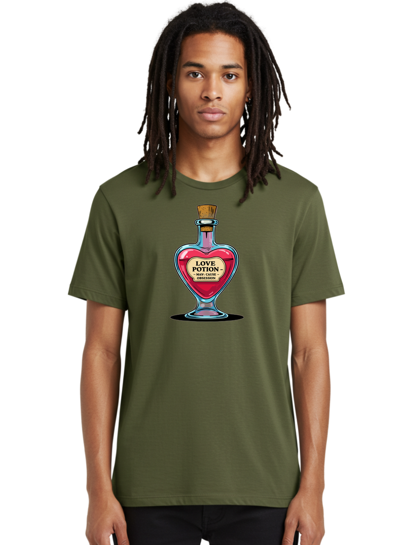 Love-Potion-Bottle Men'S Graphic Tee, 100% Cotton, Comfortable Casual Summer Wear, Machine Washable, Vintage Camera, Old Camera, Antique Camera, Black Camera, Classic Photography, Photography Equipment, Nostalgic Device, Film Camera, Baf903 21