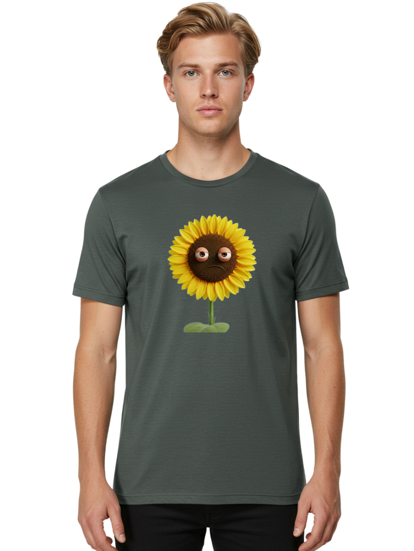 Sad-Sunflower Men'S Graphic Tee, 100% Cotton, Comfortable Casual Summer Wear, Machine Washable, Vintage Camera, Old Camera, Antique Camera, Black Camera, Classic Photography, Photography Equipment, Nostalgic Device, Film Camera, Camera Art Bag006 24
