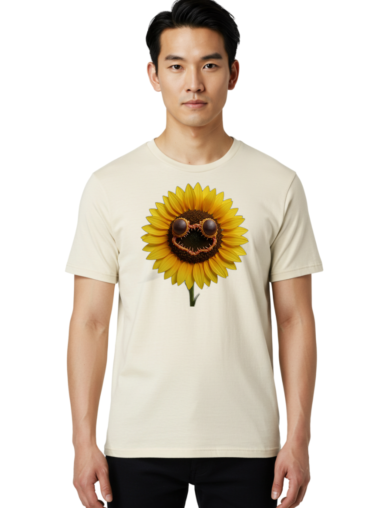 Smiling-Sunflower Men'S Graphic Tee, 100% Cotton, Comfortable Casual Summer Wear, Machine Washable, Vintage Camera, Old Camera, Antique Camera, Black Camera, Classic Photography, Photography Equipment, Nostalgic Device, Film Camera, Camera Art Bag014 26