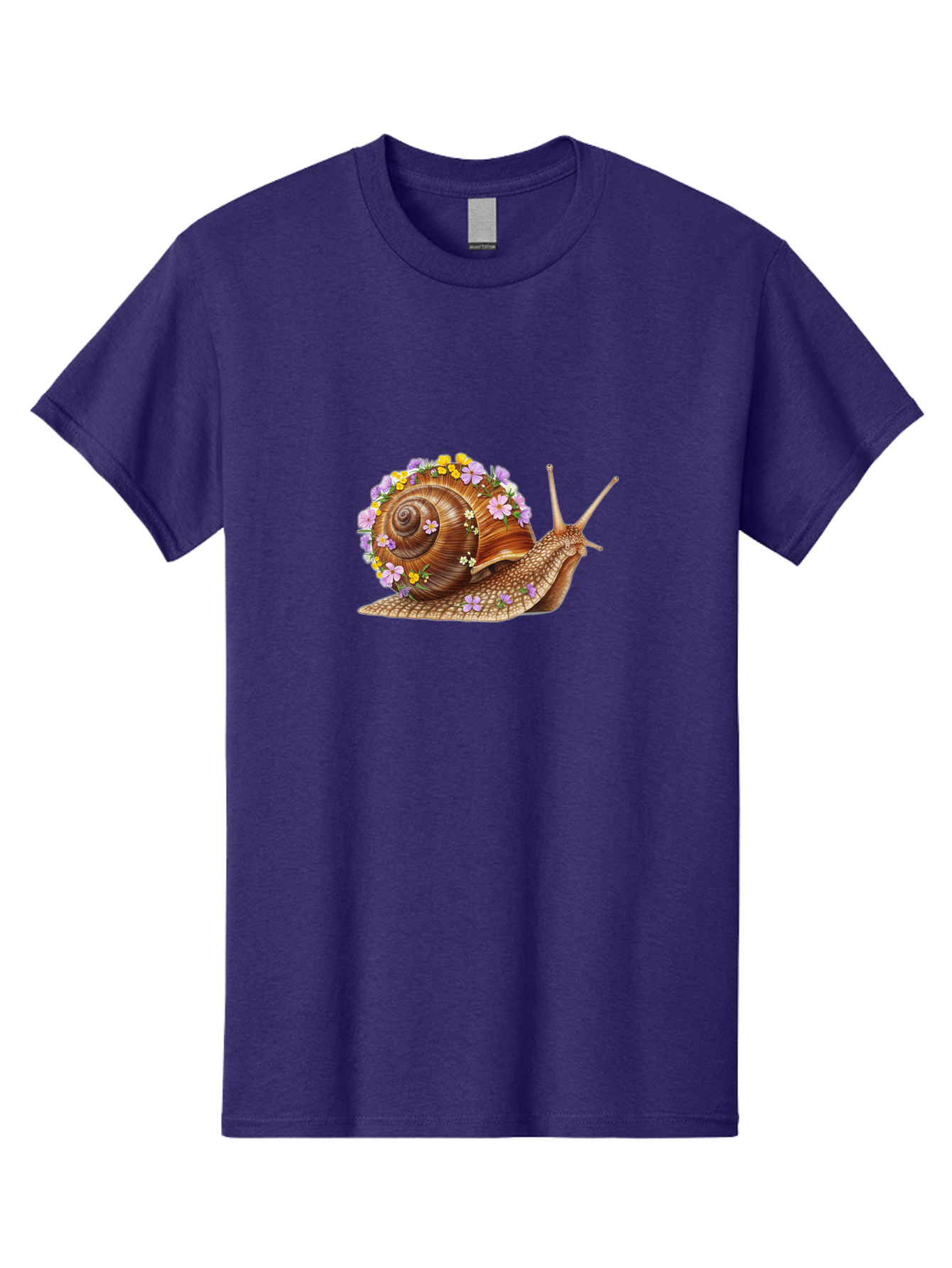 Snail-With-Flowers-2 Men'S Graphic Tee, 100% Cotton, Comfortable Casual Summer Wear, Machine Washable, Vintage Camera, Old Camera, Antique Camera, Black Camera, Classic Photography, Photography Equipment, Nostalgic Device, Film Camera, Bag021 13