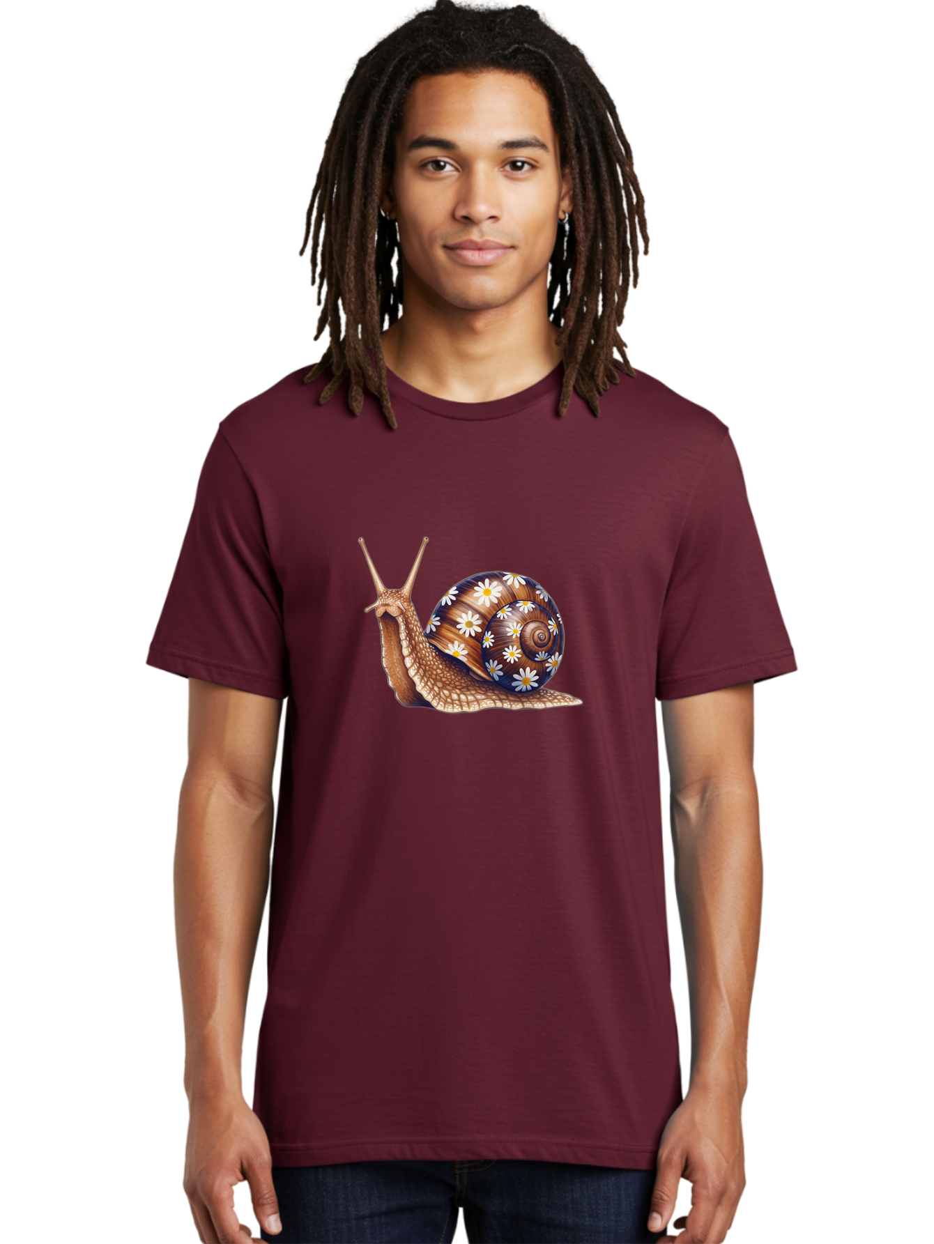 Snail-With-Flowers Men'S Graphic Tee, 100% Cotton, Comfortable Casual Summer Wear, Machine Washable, Vintage Camera, Old Camera, Antique Camera, Black Camera, Classic Photography, Photography Equipment, Nostalgic Device, Film Camera, Bag022 26