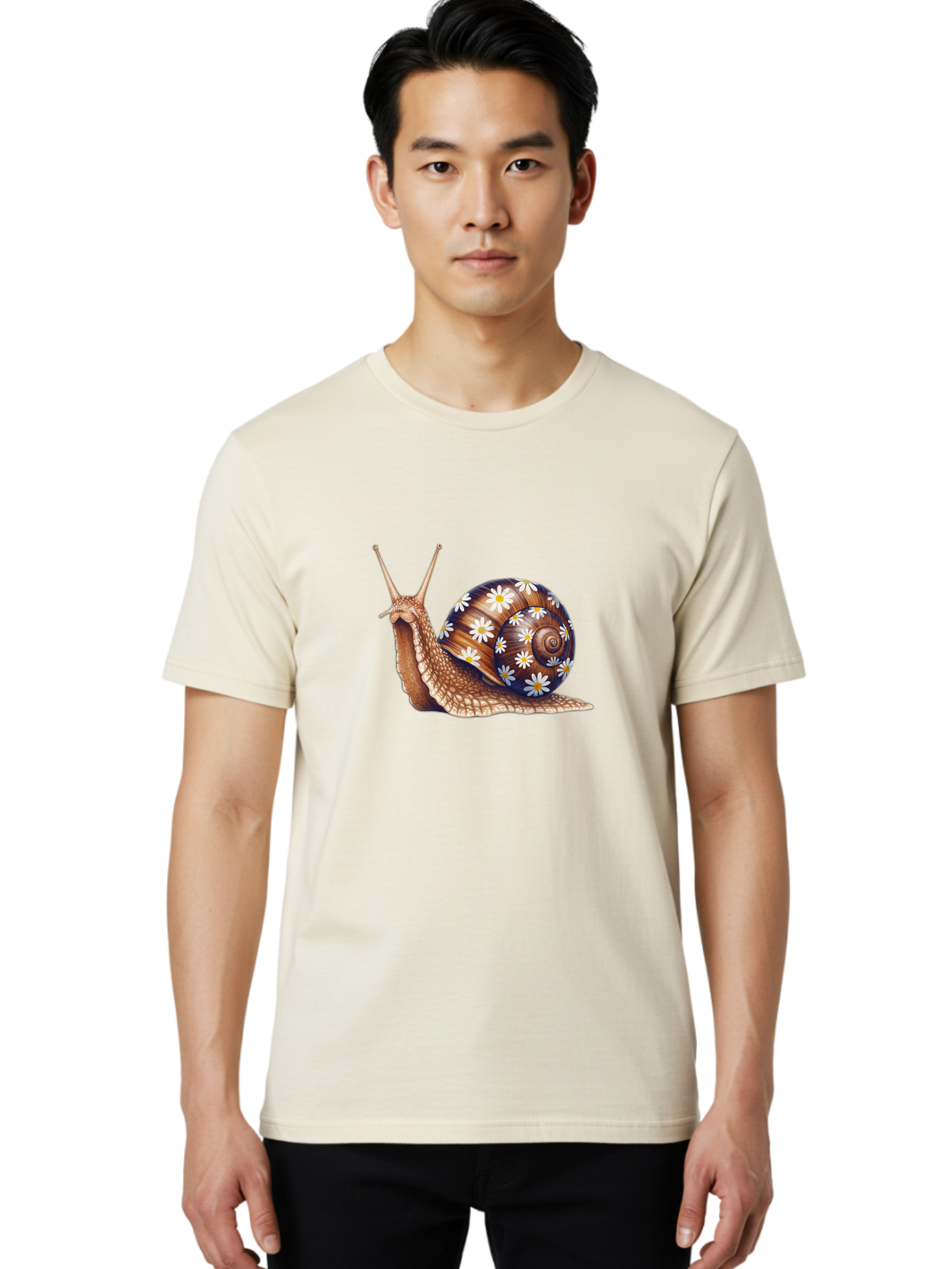 Snail-With-Flowers Men'S Graphic Tee, 100% Cotton, Comfortable Casual Summer Wear, Machine Washable, Vintage Camera, Old Camera, Antique Camera, Black Camera, Classic Photography, Photography Equipment, Nostalgic Device, Film Camera, Bag022 28