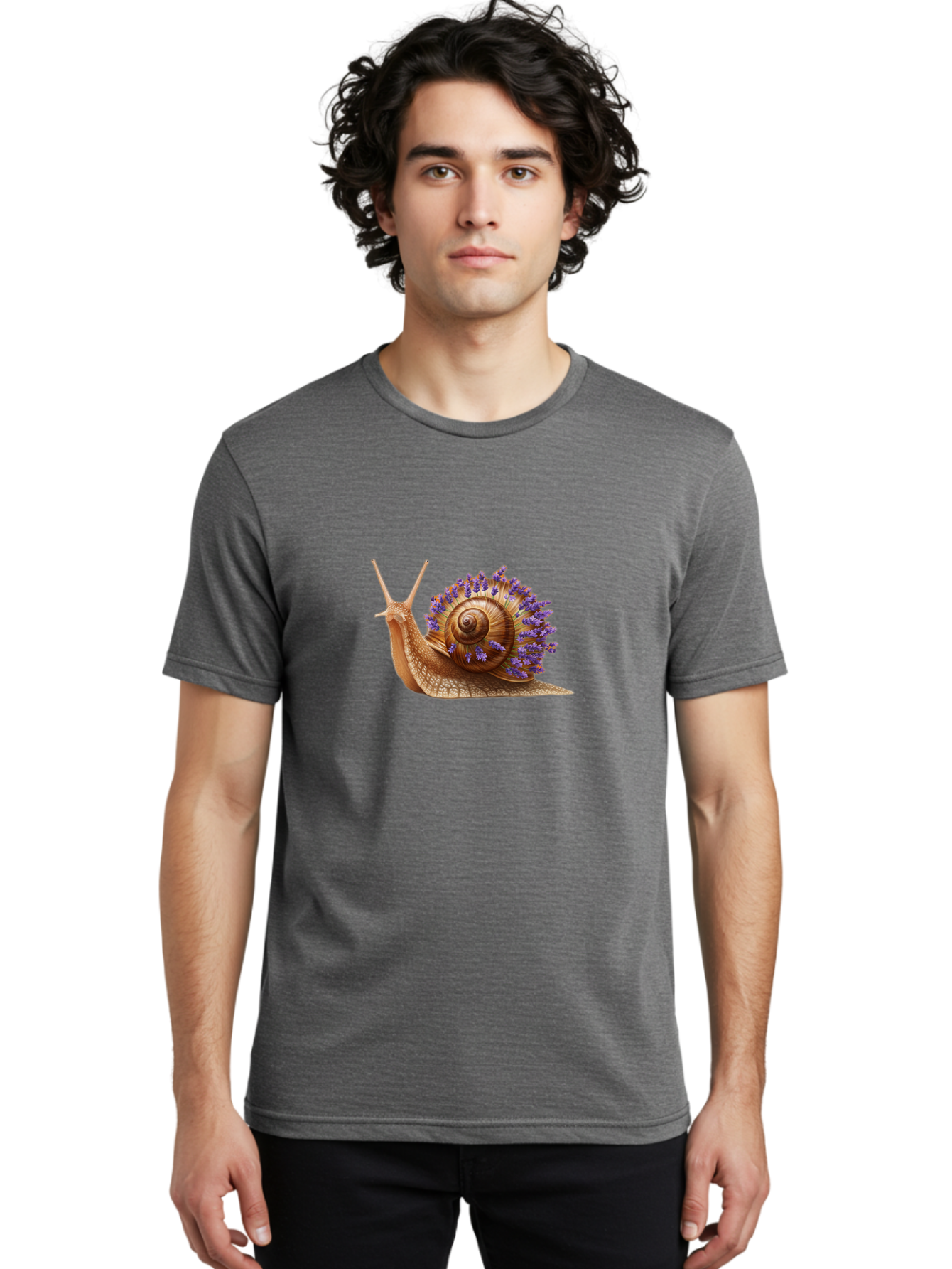 Snail-With-Purple-Flowers Men'S Graphic Tee, 100% Cotton, Comfortable Casual Summer Wear, Machine Washable, Vintage Camera, Old Camera, Antique Camera, Black Camera, Classic Photography, Photography Equipment, Nostalgic Device, Film Camera, Bag026 16