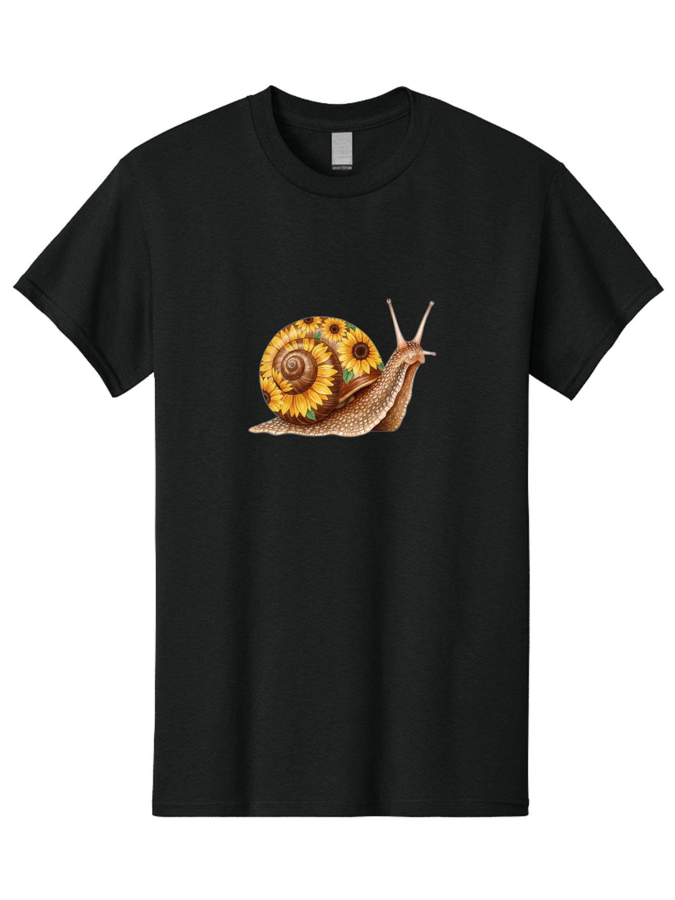 Snail-With-Sunflowers Men'S Graphic Tee, 100% Cotton, Comfortable Casual Summer Wear, Machine Washable, Vintage Camera, Old Camera, Antique Camera, Black Camera, Classic Photography, Photography Equipment, Nostalgic Device, Film Camera, Bag029 11
