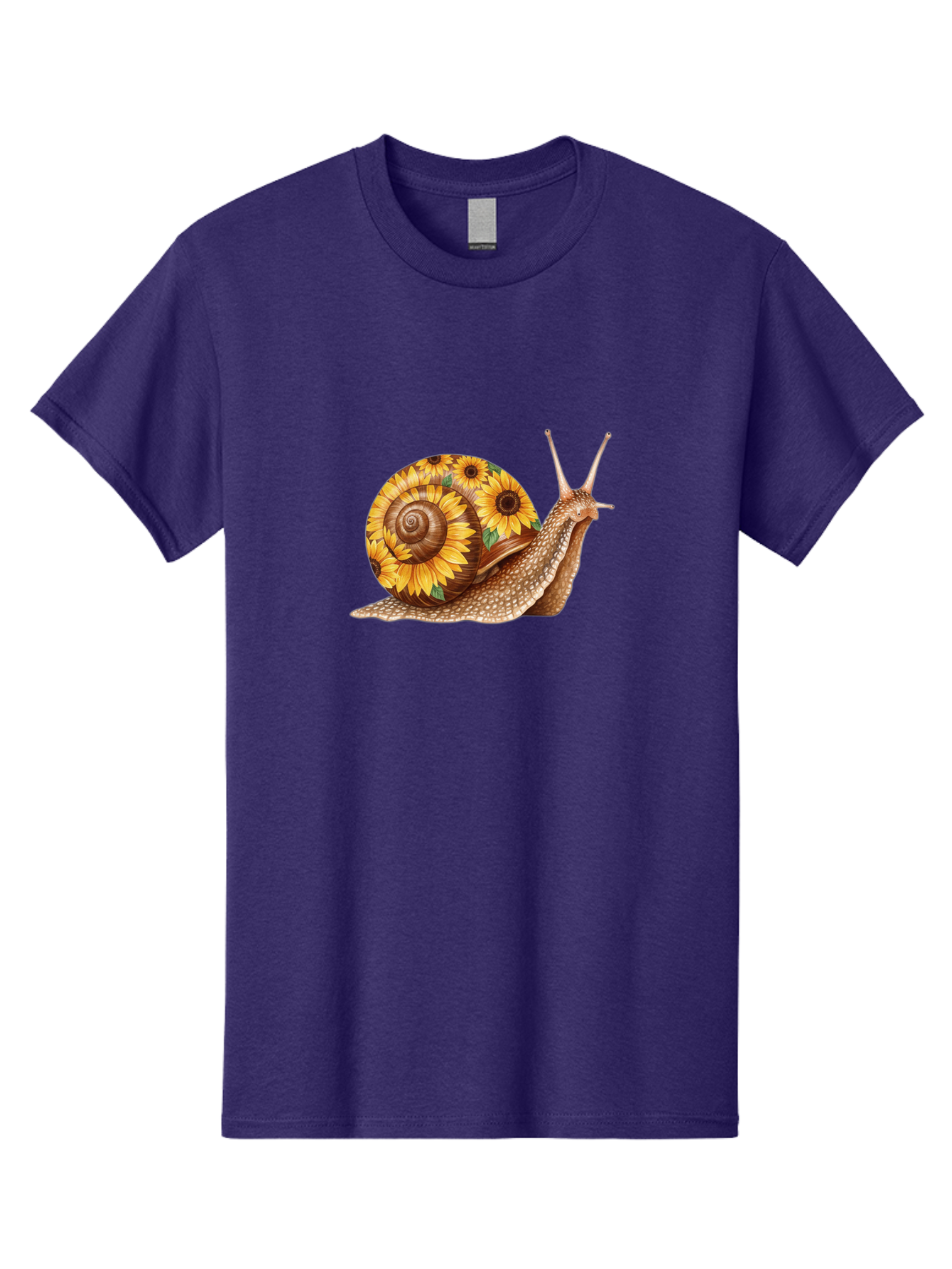Snail-With-Sunflowers Men'S Graphic Tee, 100% Cotton, Comfortable Casual Summer Wear, Machine Washable, Vintage Camera, Old Camera, Antique Camera, Black Camera, Classic Photography, Photography Equipment, Nostalgic Device, Film Camera, Bag029 9