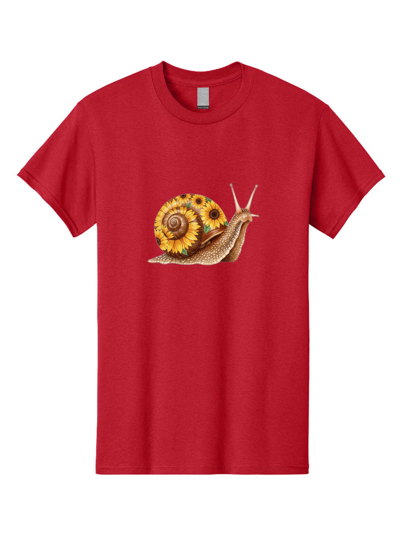 Snail-With-Sunflowers Men'S Graphic Tee, 100% Cotton, Comfortable Casual Summer Wear, Machine Washable, Vintage Camera, Old Camera, Antique Camera, Black Camera, Classic Photography, Photography Equipment, Nostalgic Device, Film Camera, Bag029 7
