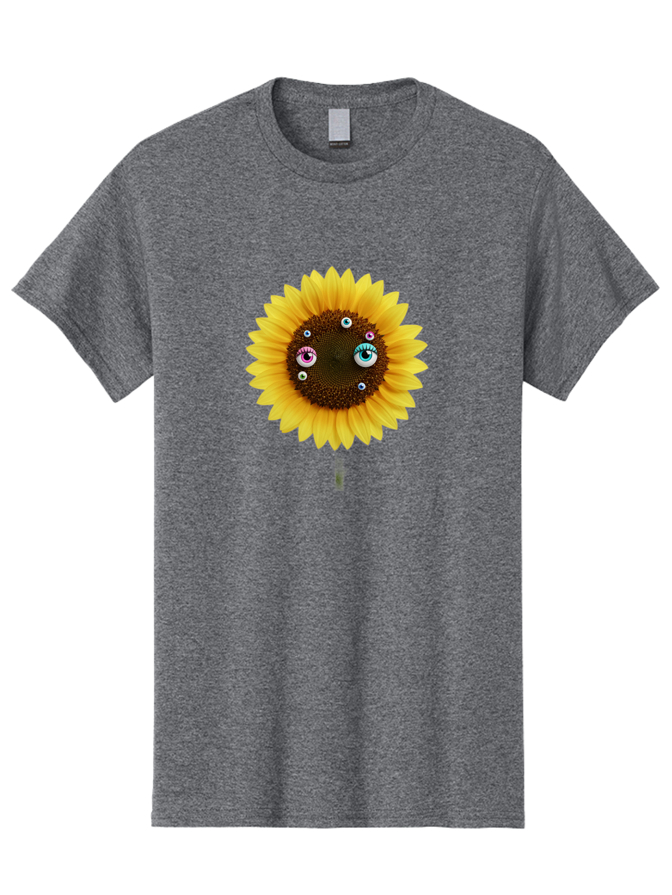 Sunflower-Eyes-1 Men'S Graphic Tee, 100% Cotton, Comfortable Casual Summer Wear, Machine Washable, Vintage Camera, Old Camera, Antique Camera, Black Camera, Classic Photography, Photography Equipment, Nostalgic Device, Film Camera, Camera Art Bag037 4