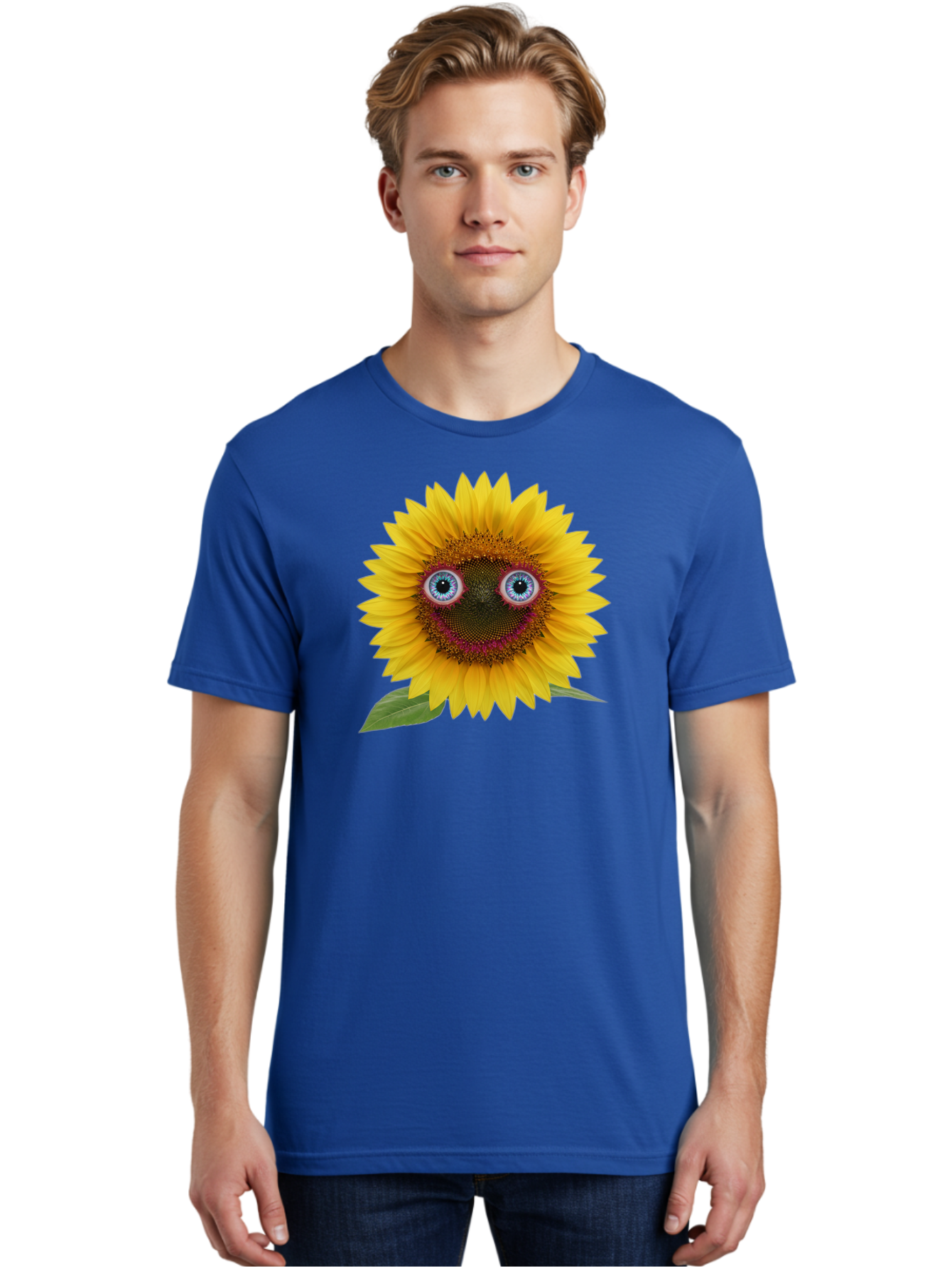 Sunflower-Smiley Men'S Graphic Tee, 100% Cotton, Comfortable Casual Summer Wear, Machine Washable, Vintage Camera, Old Camera, Antique Camera, Black Camera, Classic Photography, Photography Equipment, Nostalgic Device, Film Camera, Camera Art Bag040 27
