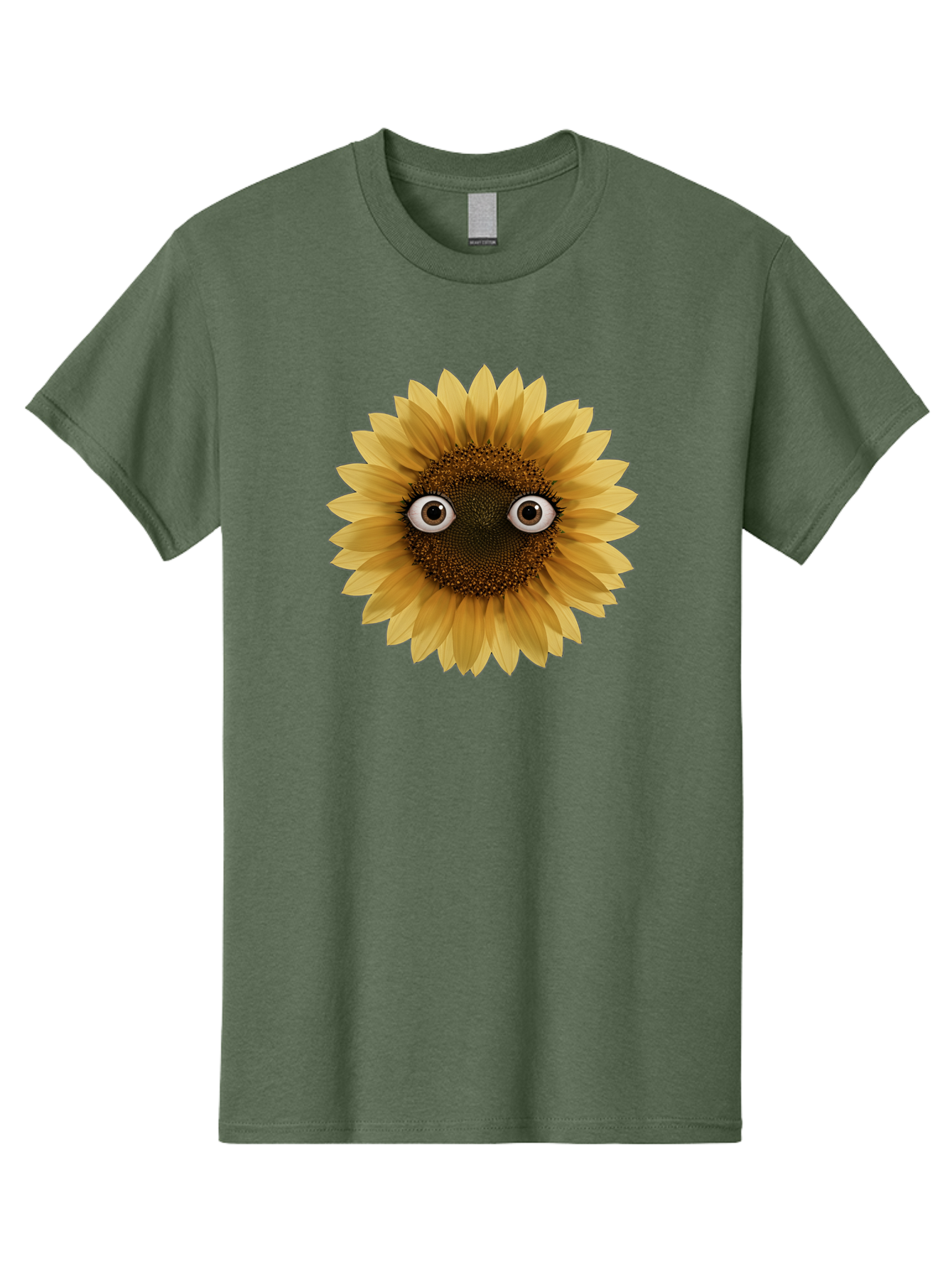 Sunflower-With-Eyes-1 Men'S Graphic Tee, 100% Cotton, Comfortable Casual Summer Wear, Machine Washable, Vintage Camera, Old Camera, Antique Camera, Black Camera, Classic Photography, Photography Equipment, Nostalgic Device, Film Camera, Bag041 4
