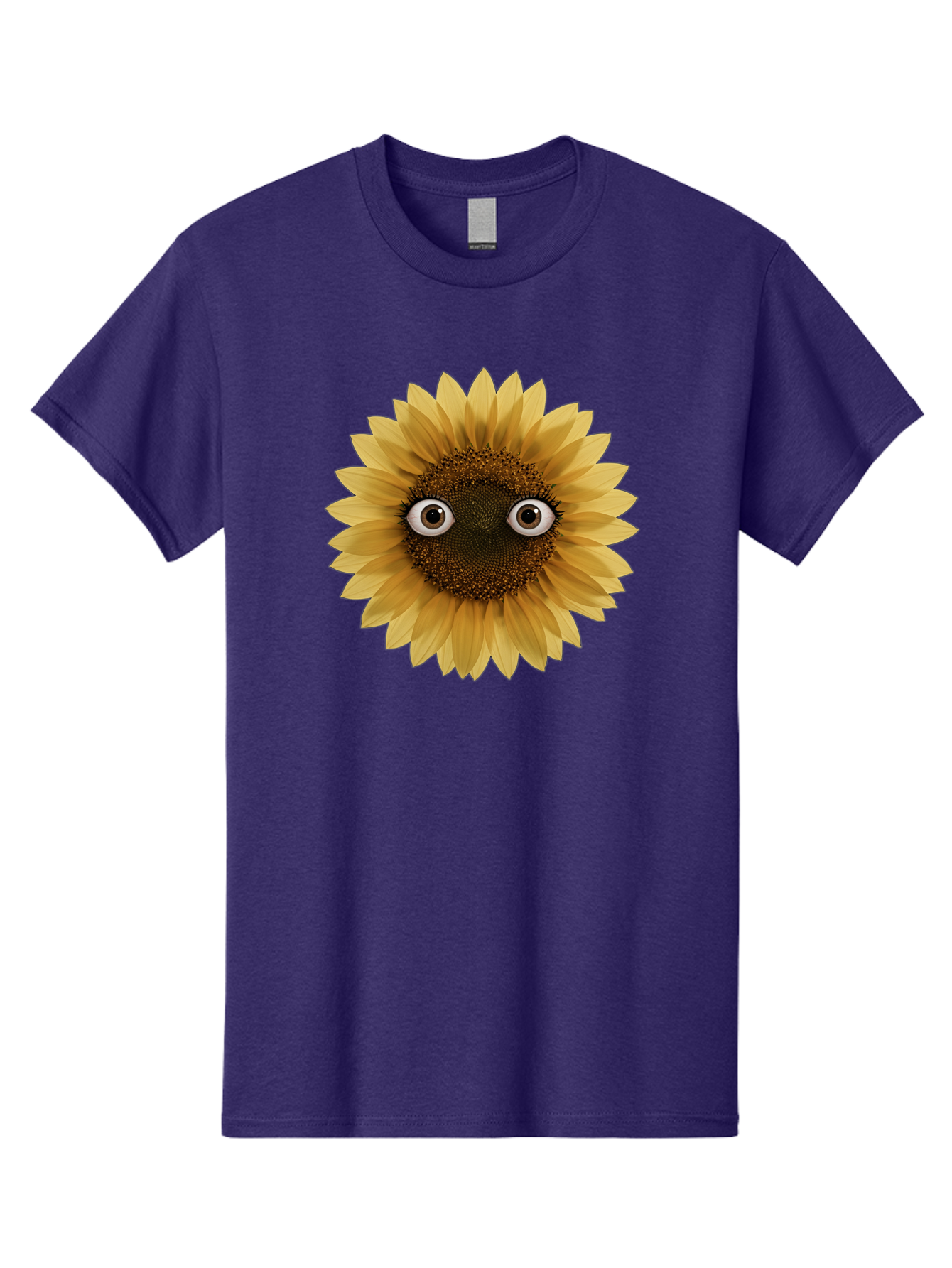 Sunflower-With-Eyes-1 Men'S Graphic Tee, 100% Cotton, Comfortable Casual Summer Wear, Machine Washable, Vintage Camera, Old Camera, Antique Camera, Black Camera, Classic Photography, Photography Equipment, Nostalgic Device, Film Camera, Bag041 6