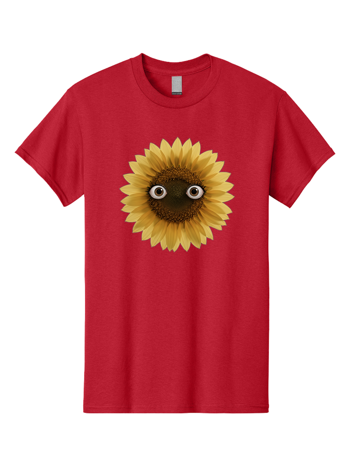 Sunflower-With-Eyes-1 Men'S Graphic Tee, 100% Cotton, Comfortable Casual Summer Wear, Machine Washable, Vintage Camera, Old Camera, Antique Camera, Black Camera, Classic Photography, Photography Equipment, Nostalgic Device, Film Camera, Bag041 12