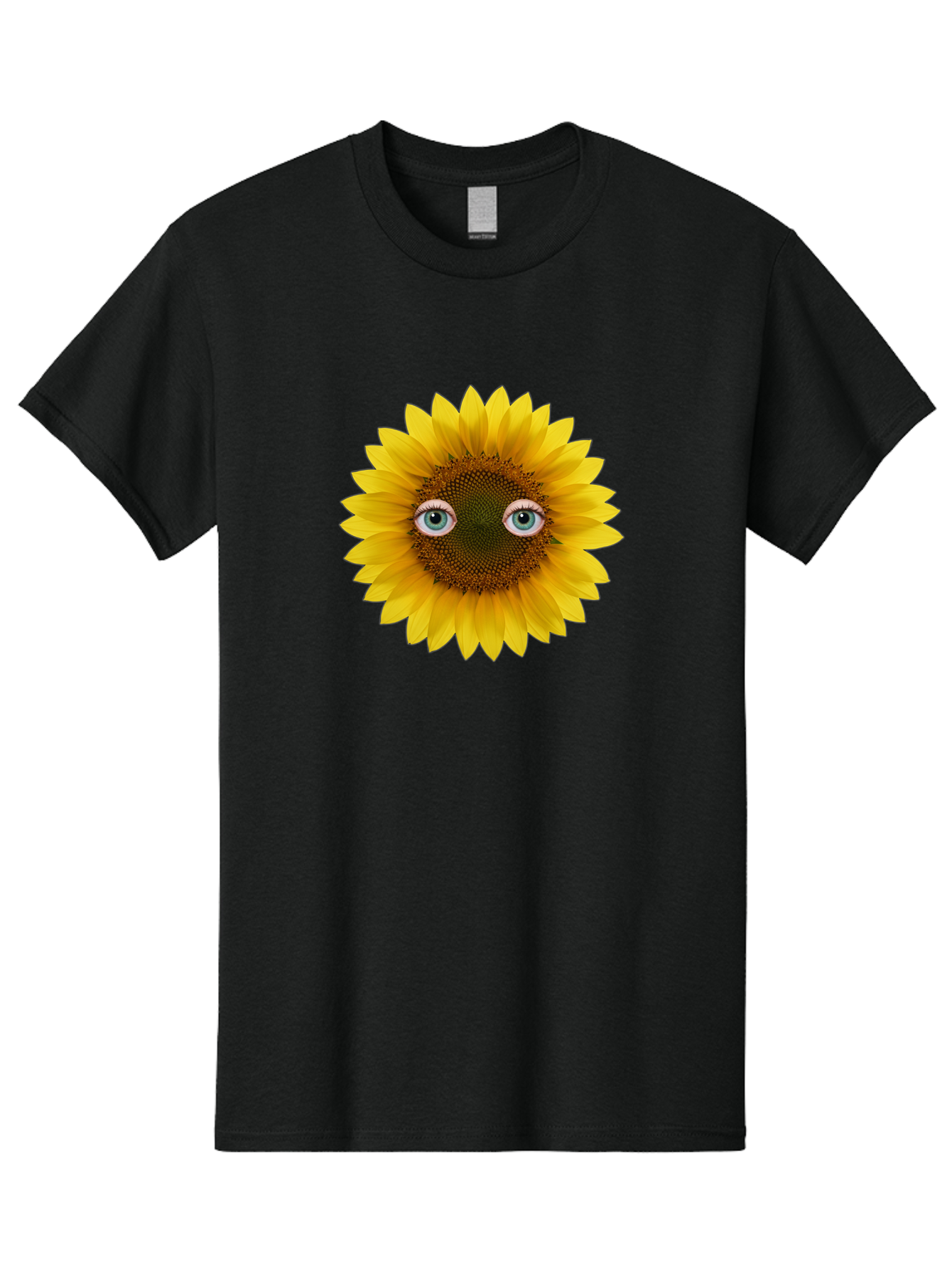 Sunflower-With-Eyes-4 Men'S Graphic Tee, 100% Cotton, Comfortable Casual Summer Wear, Machine Washable, Vintage Camera, Old Camera, Antique Camera, Black Camera, Classic Photography, Photography Equipment, Nostalgic Device, Film Camera, Bag044 14