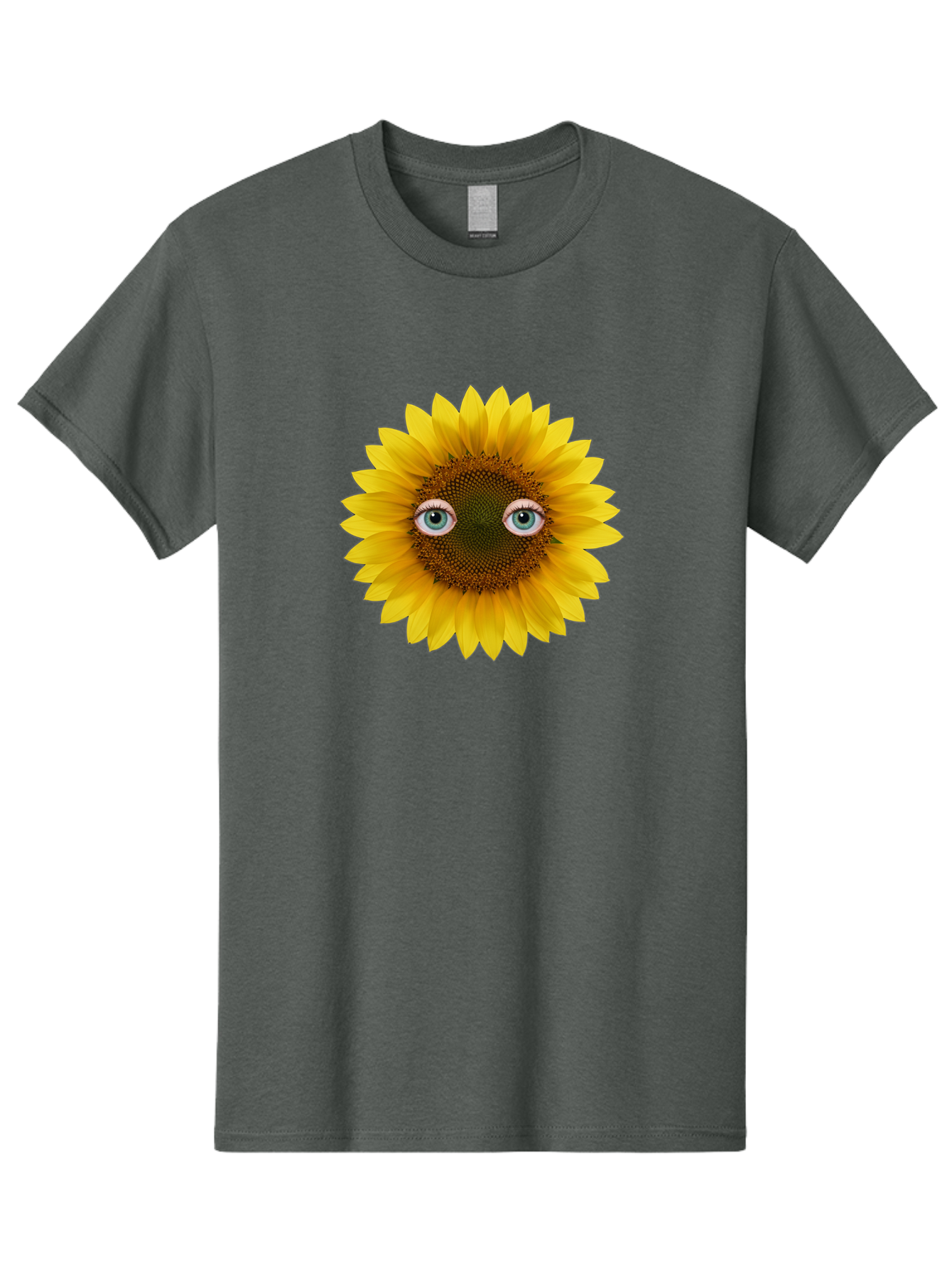 Sunflower-With-Eyes-4 Men'S Graphic Tee, 100% Cotton, Comfortable Casual Summer Wear, Machine Washable, Vintage Camera, Old Camera, Antique Camera, Black Camera, Classic Photography, Photography Equipment, Nostalgic Device, Film Camera, Bag044 10