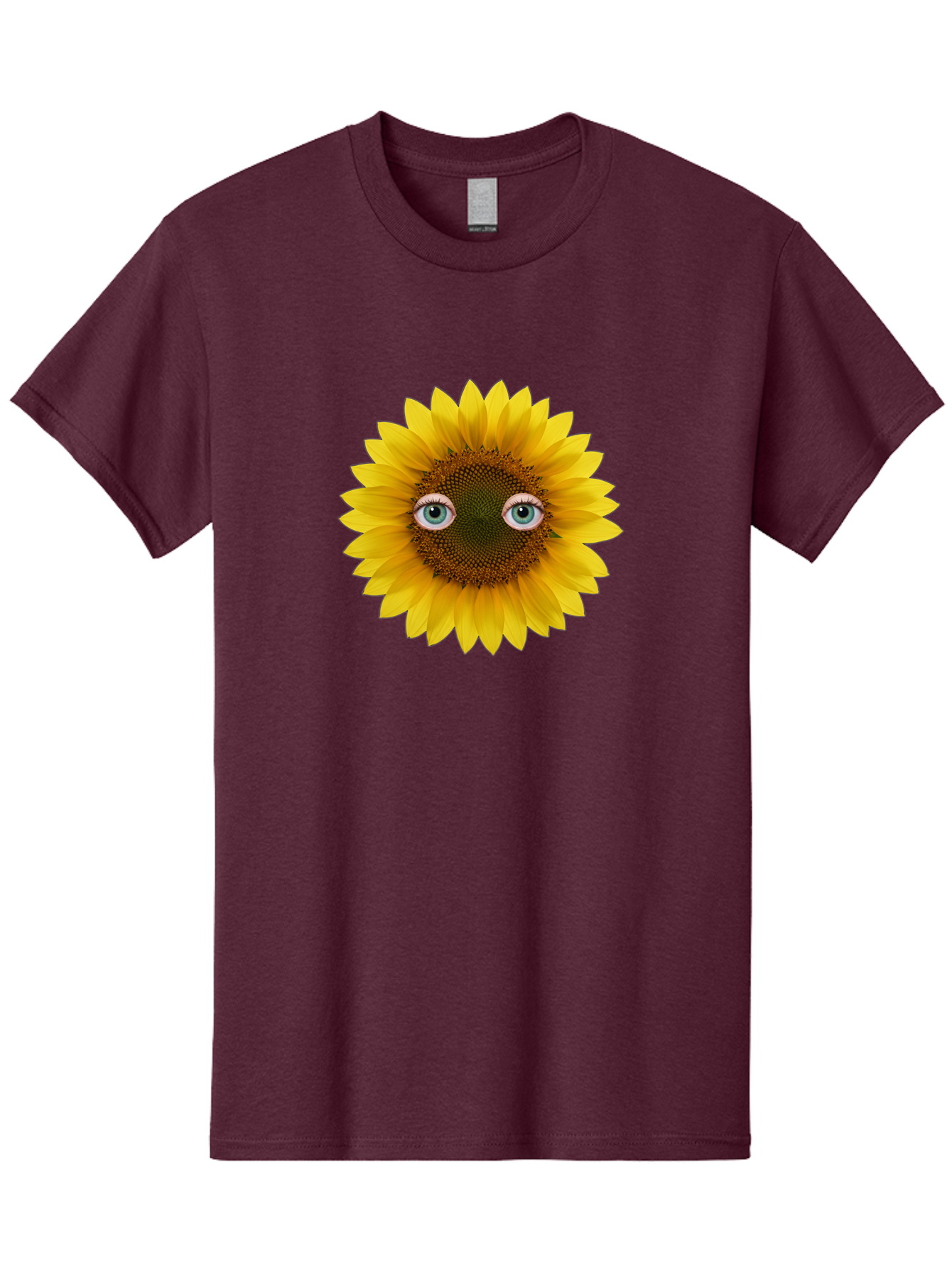 Sunflower-With-Eyes-4 Men'S Graphic Tee, 100% Cotton, Comfortable Casual Summer Wear, Machine Washable, Vintage Camera, Old Camera, Antique Camera, Black Camera, Classic Photography, Photography Equipment, Nostalgic Device, Film Camera, Bag044 6
