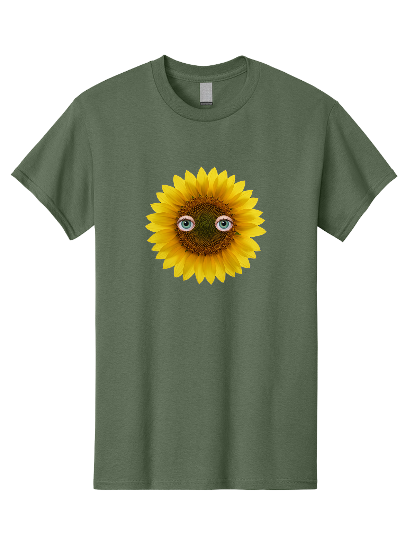 Sunflower-With-Eyes-4 Men'S Graphic Tee, 100% Cotton, Comfortable Casual Summer Wear, Machine Washable, Vintage Camera, Old Camera, Antique Camera, Black Camera, Classic Photography, Photography Equipment, Nostalgic Device, Film Camera, Bag044 13