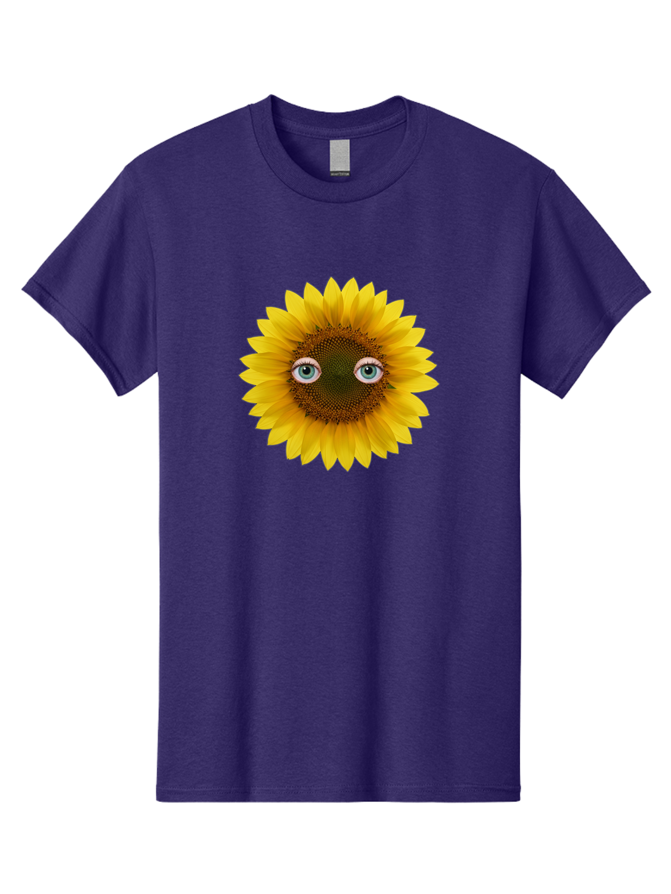 Sunflower-With-Eyes-4 Men'S Graphic Tee, 100% Cotton, Comfortable Casual Summer Wear, Machine Washable, Vintage Camera, Old Camera, Antique Camera, Black Camera, Classic Photography, Photography Equipment, Nostalgic Device, Film Camera, Bag044 15