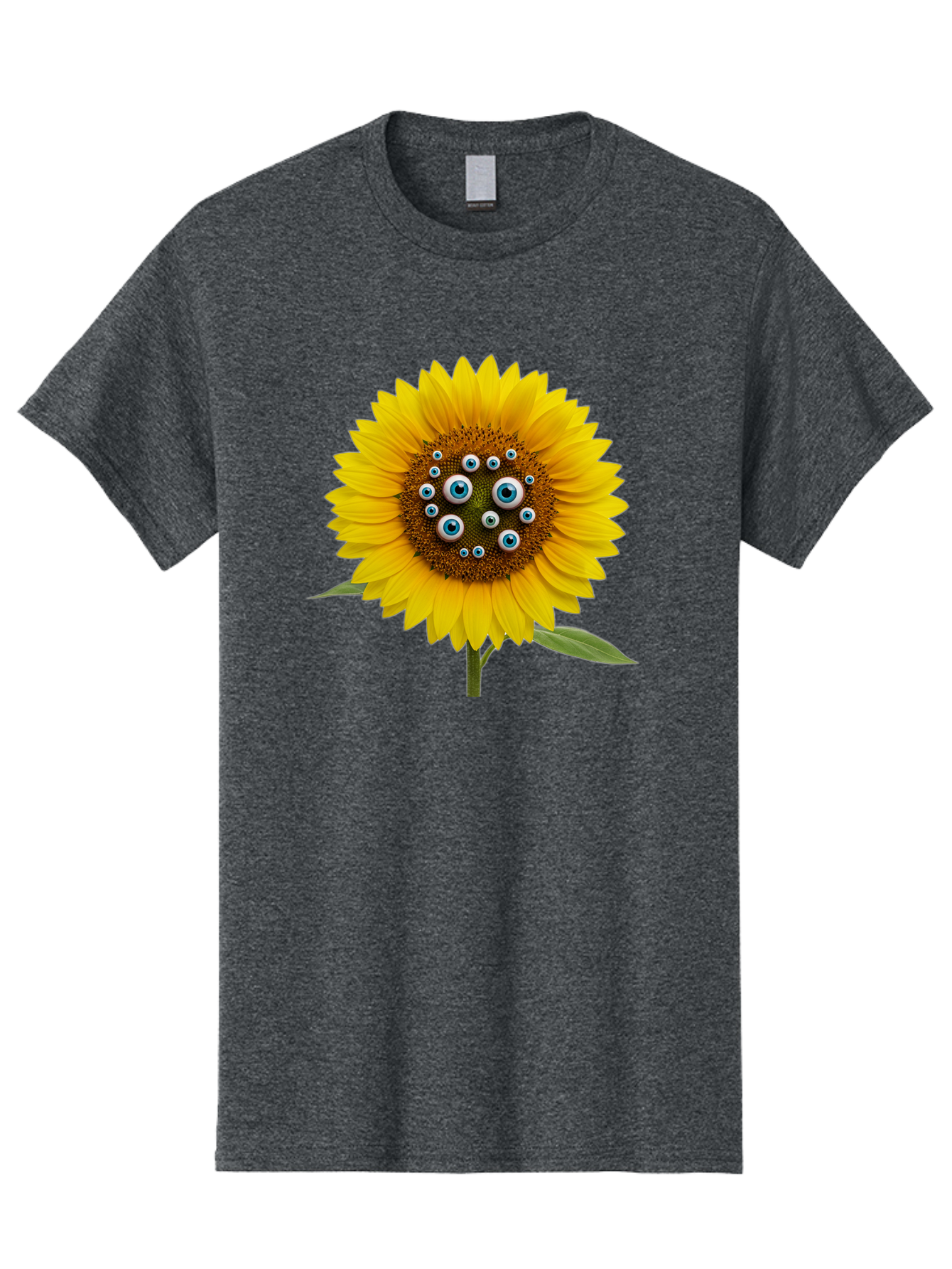 Sunflower-With-Eyes-5 Men'S Graphic Tee, 100% Cotton, Comfortable Casual Summer Wear, Machine Washable, Vintage Camera, Old Camera, Antique Camera, Black Camera, Classic Photography, Photography Equipment, Nostalgic Device, Film Camera, Bag045 10