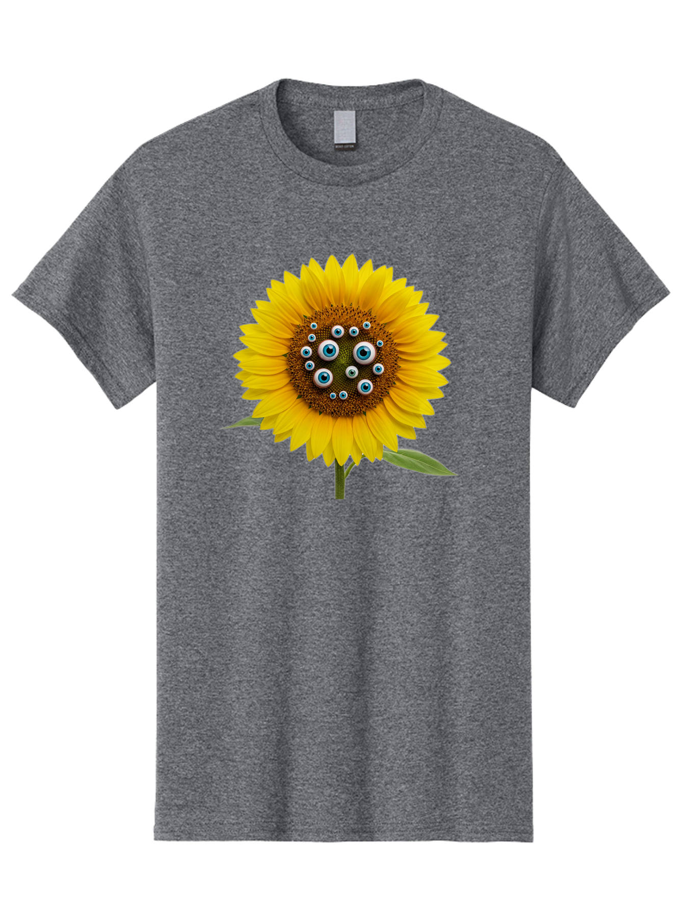 Sunflower-With-Eyes-5 Men'S Graphic Tee, 100% Cotton, Comfortable Casual Summer Wear, Machine Washable, Vintage Camera, Old Camera, Antique Camera, Black Camera, Classic Photography, Photography Equipment, Nostalgic Device, Film Camera, Bag045 14