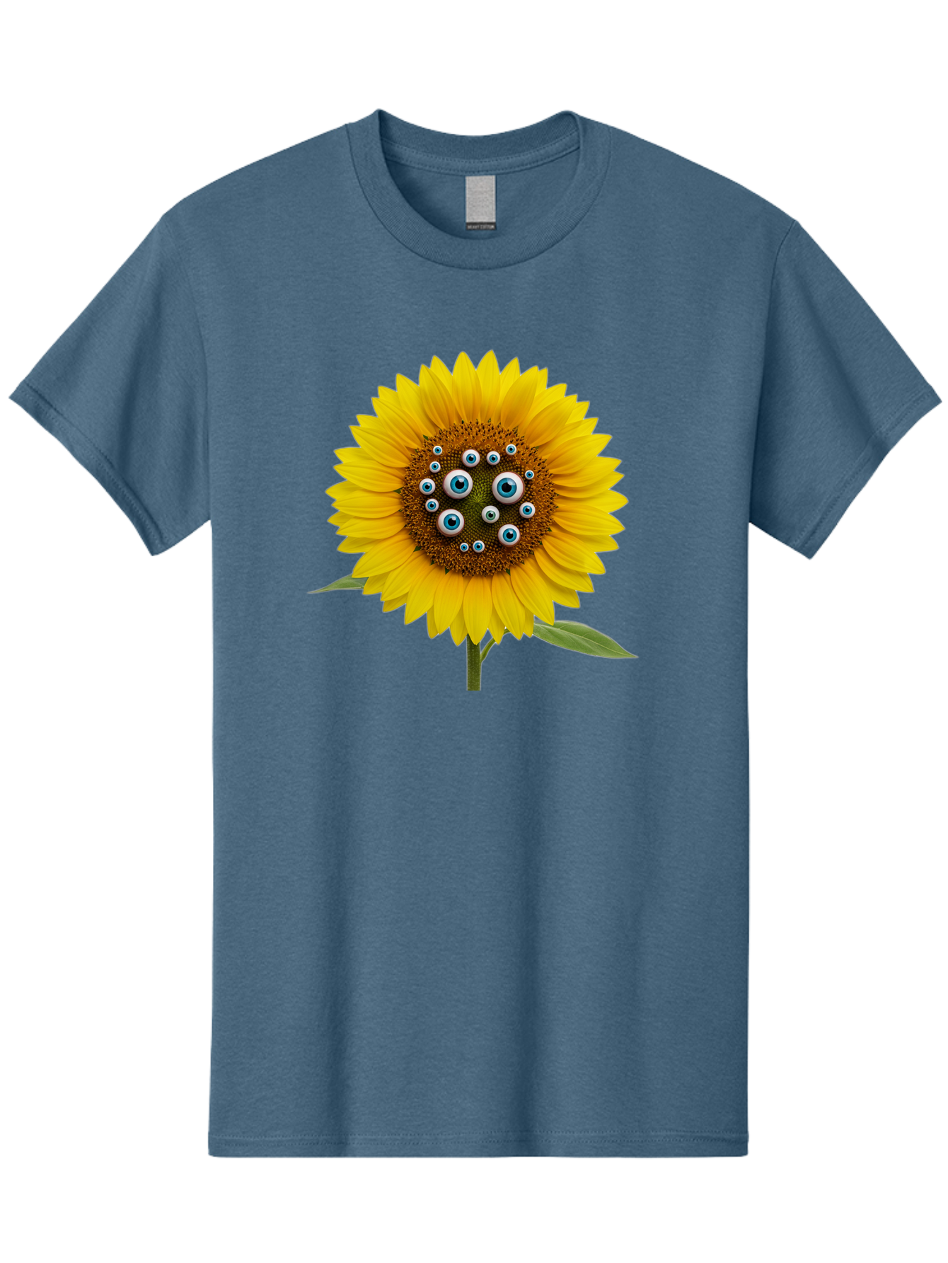 Sunflower-With-Eyes-5 Men'S Graphic Tee, 100% Cotton, Comfortable Casual Summer Wear, Machine Washable, Vintage Camera, Old Camera, Antique Camera, Black Camera, Classic Photography, Photography Equipment, Nostalgic Device, Film Camera, Bag045 15