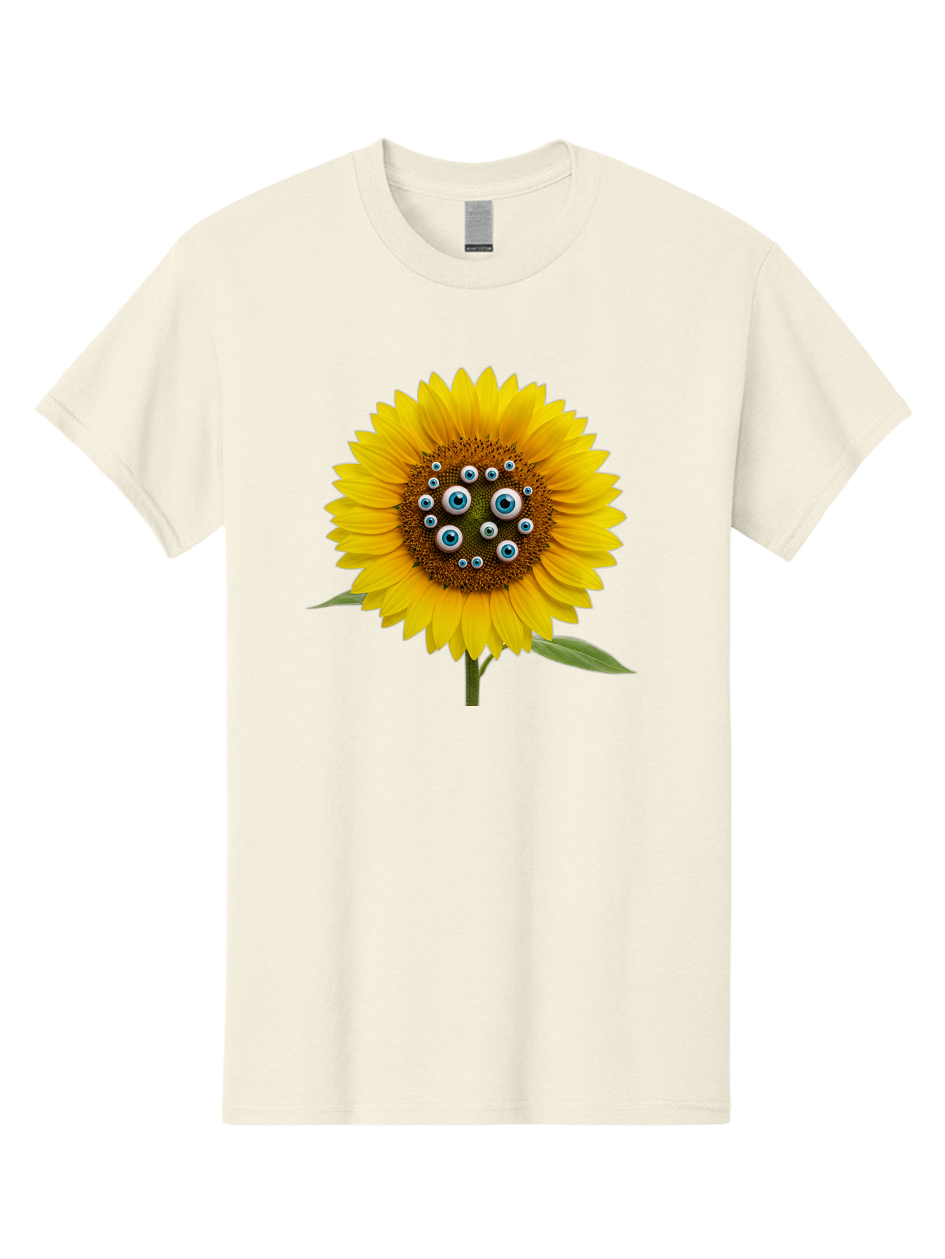Sunflower-With-Eyes-5 Men'S Graphic Tee, 100% Cotton, Comfortable Casual Summer Wear, Machine Washable, Vintage Camera, Old Camera, Antique Camera, Black Camera, Classic Photography, Photography Equipment, Nostalgic Device, Film Camera, Bag045 13