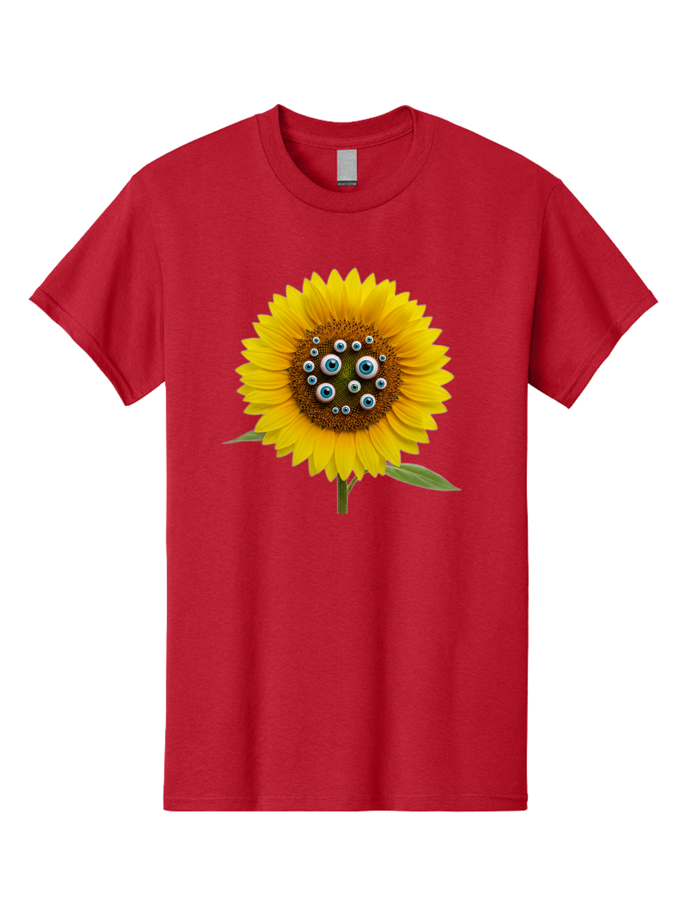 Sunflower-With-Eyes-5 Men'S Graphic Tee, 100% Cotton, Comfortable Casual Summer Wear, Machine Washable, Vintage Camera, Old Camera, Antique Camera, Black Camera, Classic Photography, Photography Equipment, Nostalgic Device, Film Camera, Bag045 7